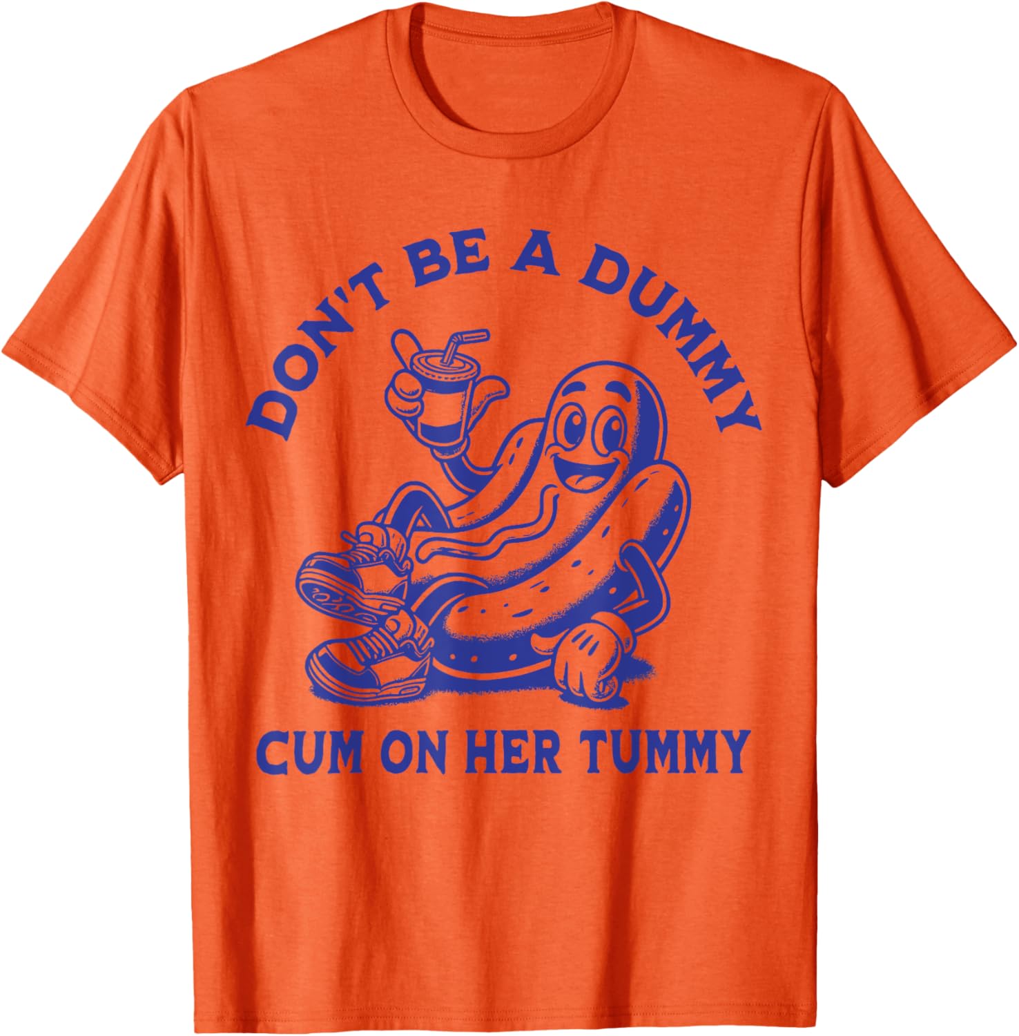 Funny Don't Be A Dummy Tummy Tee - Unisex Humor Shirt for Adults - 8