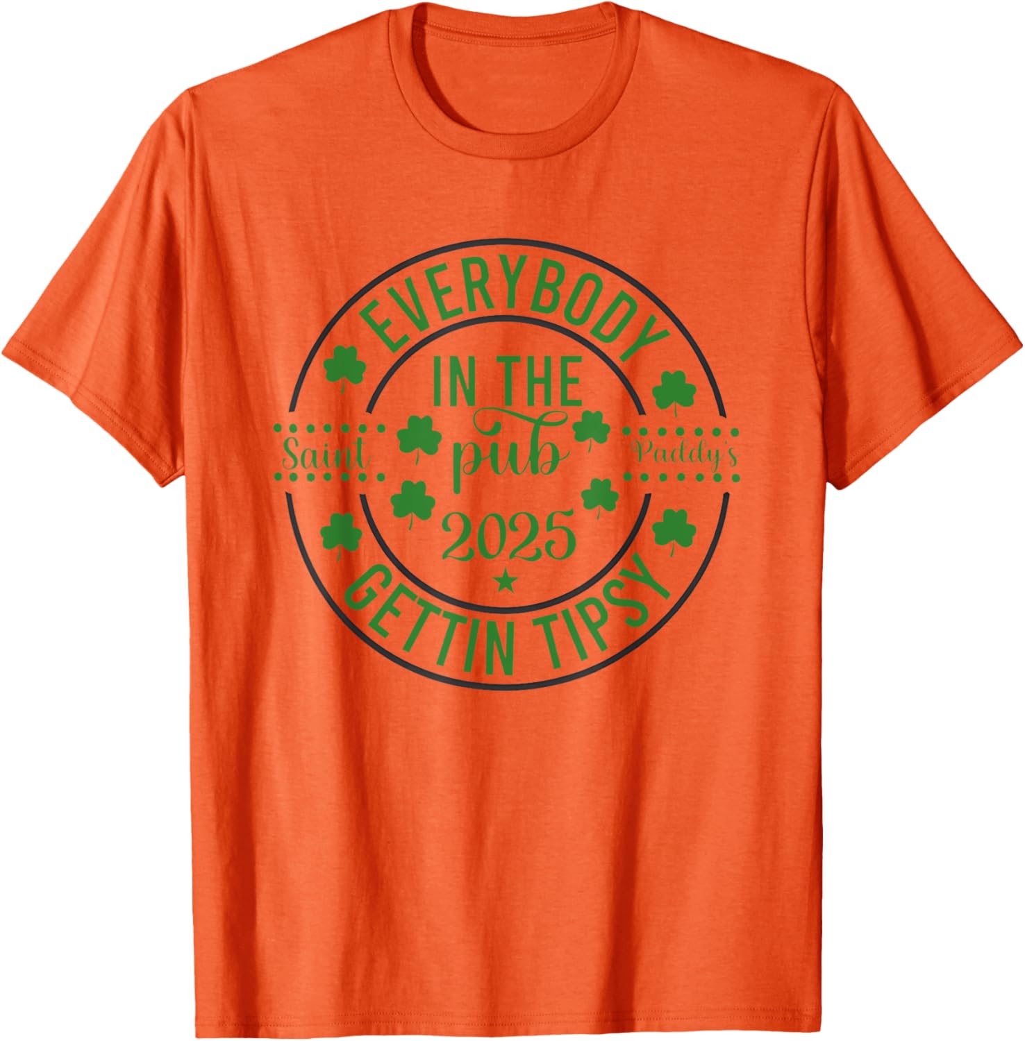 Everybody In The Pub 2025 Saint Vaddy's Gettin Tipsy T-Shirt for Fun Gatherings - 11