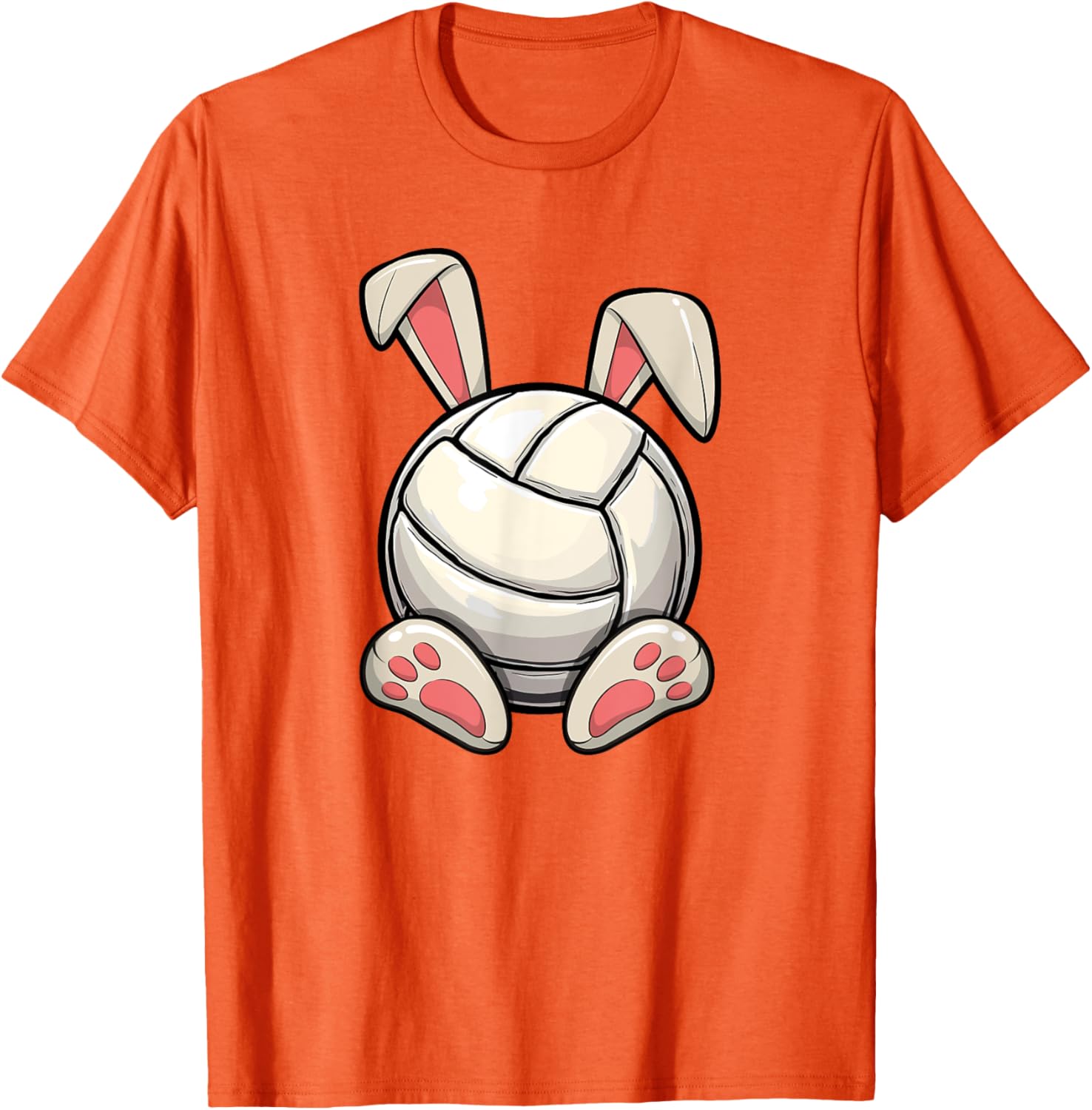 Easter Volleyball Bunny Ears T-Shirt for Kids' Egg Hunt Fun - 2