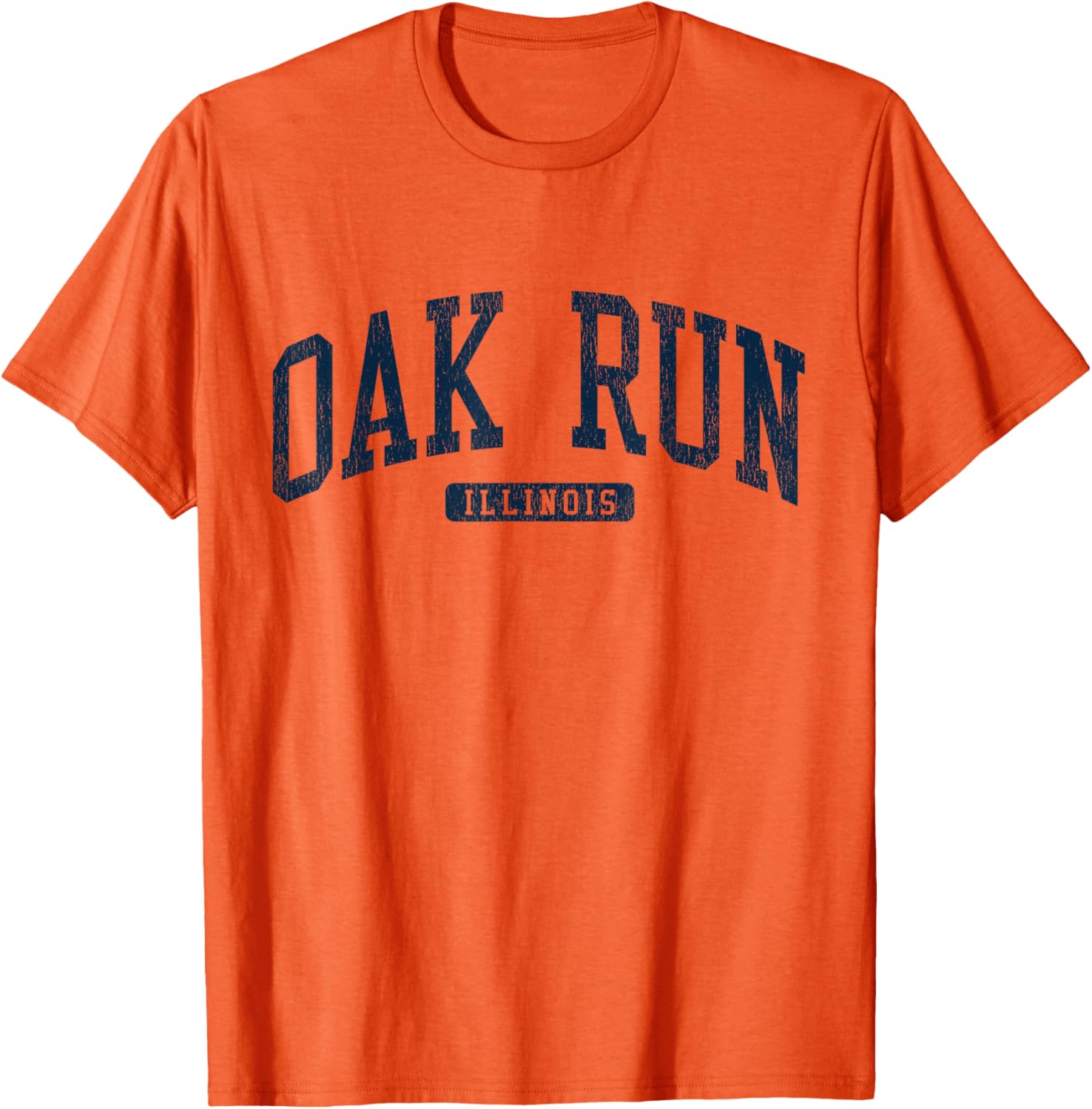 Oak Run Illinois College University Blue T-Shirt for Students and Fans - 10