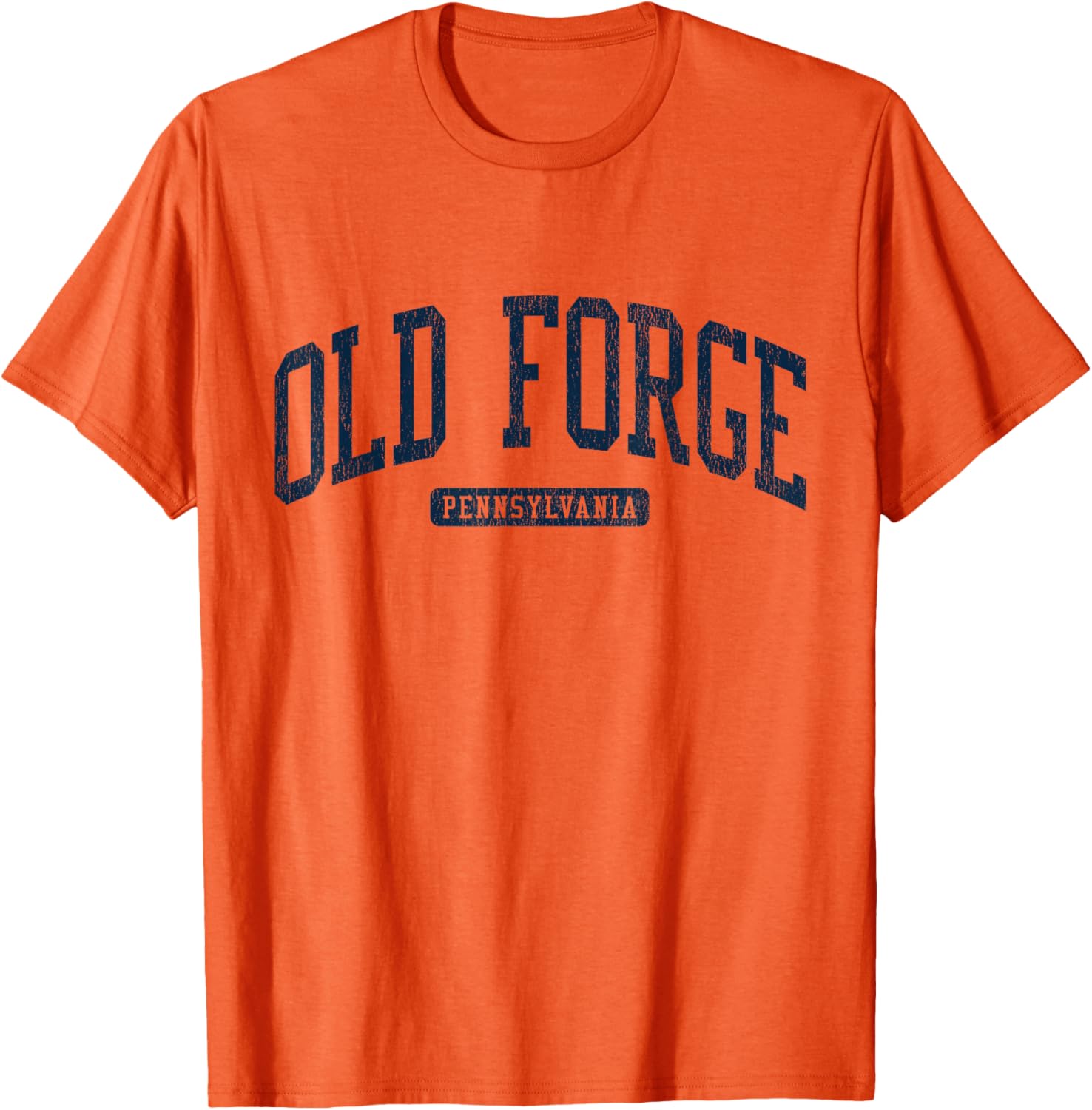 Old Forge PA College Style Blue T-Shirt for Students and Alumni - 10