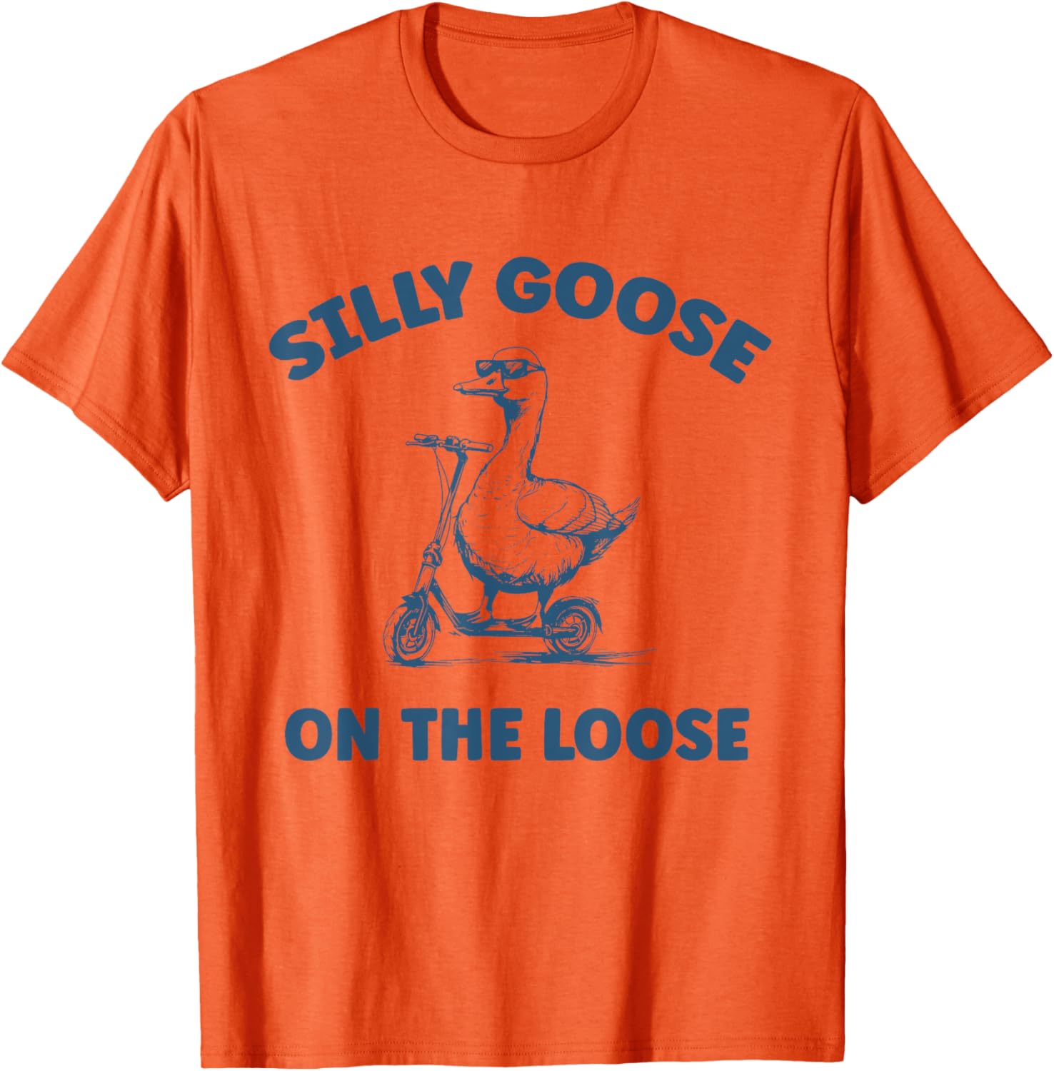 Funny Silly Goose On The Loose Kids T-Shirt for Boys and Girls - 13