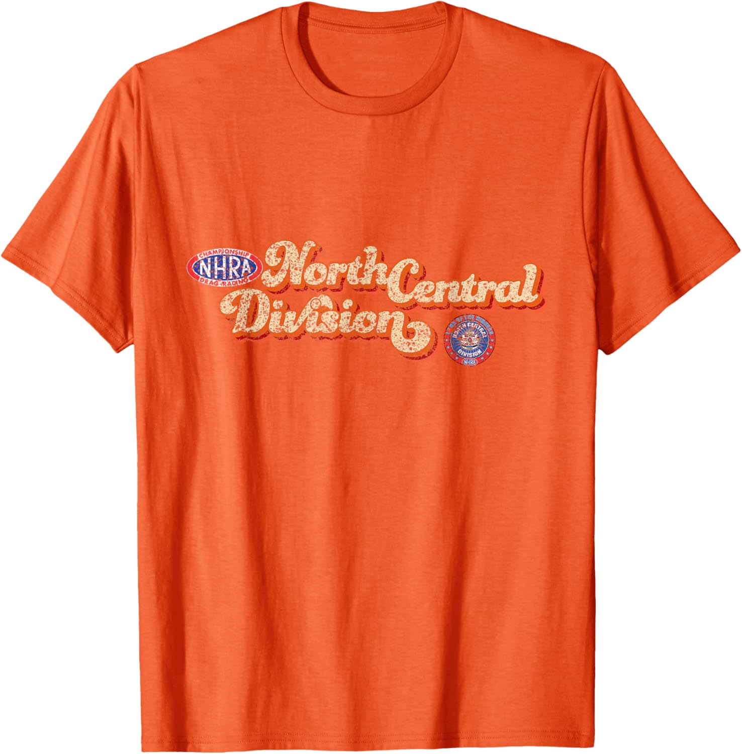Vintage NHRA North Central Division T-Shirt for Racing Fans - 7