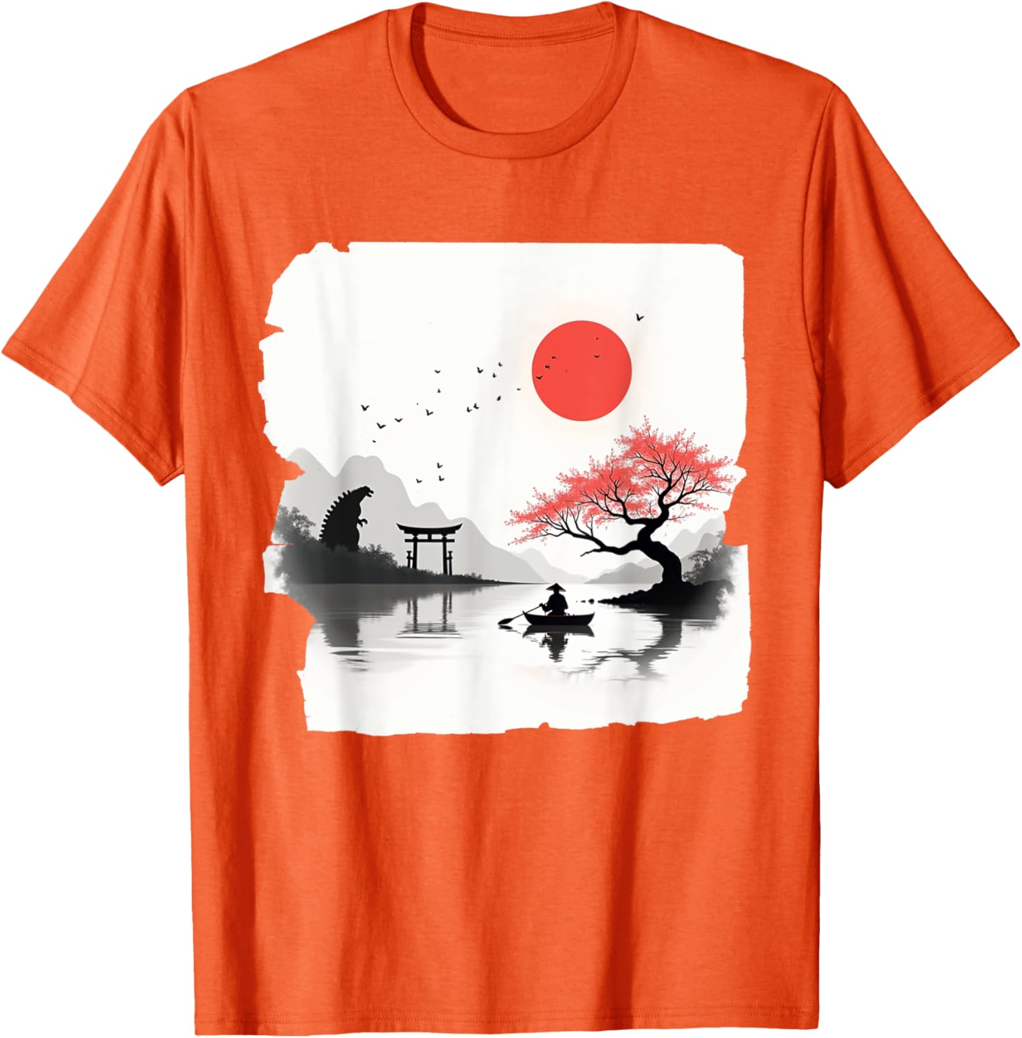 Retro Vintage Japanese Kaiju Art T-Shirt for Unique Style Lovers - 27