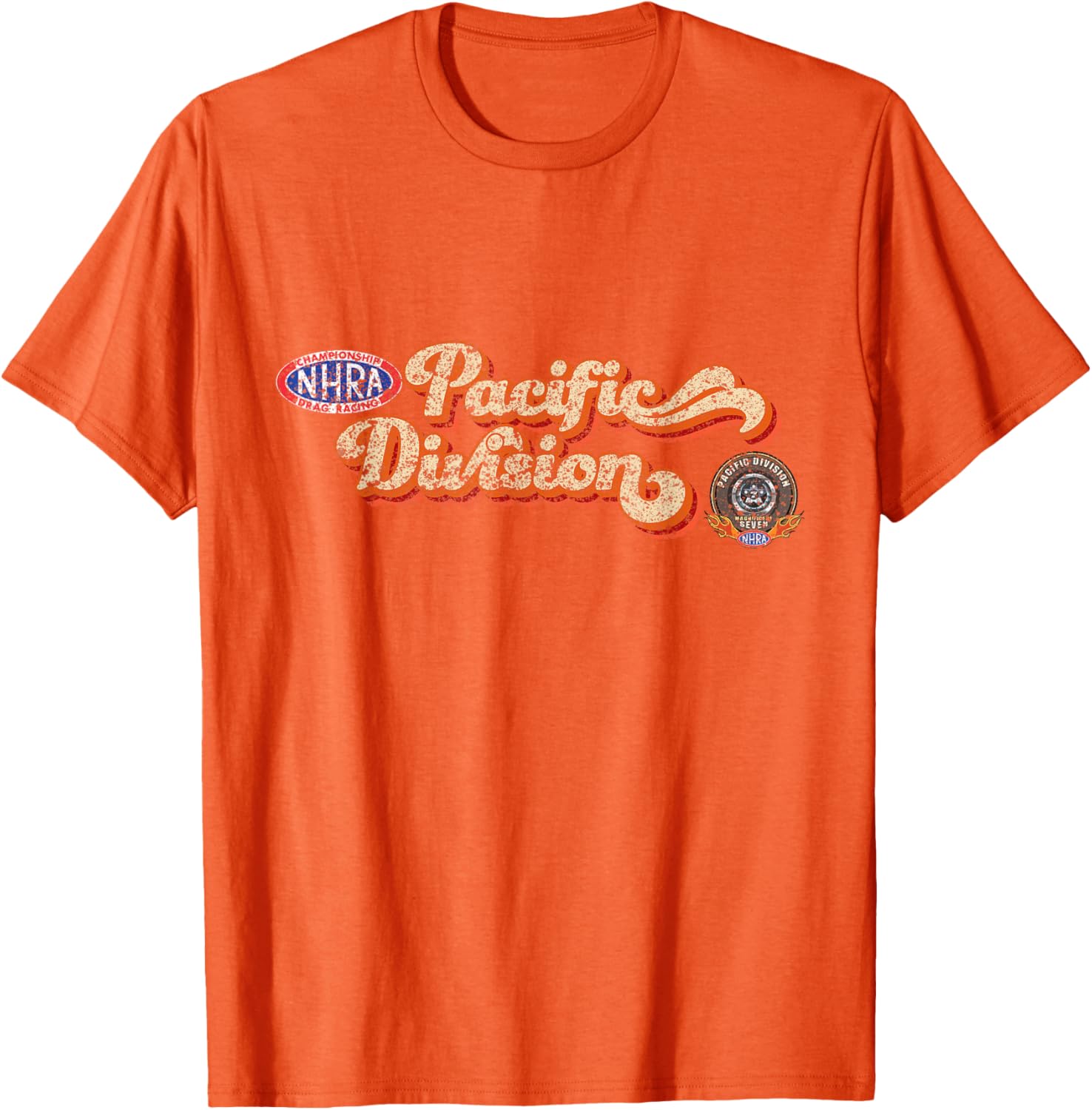 NHRA Pacific Division Vintage T-Shirt for Racing Enthusiasts and Fans - 3