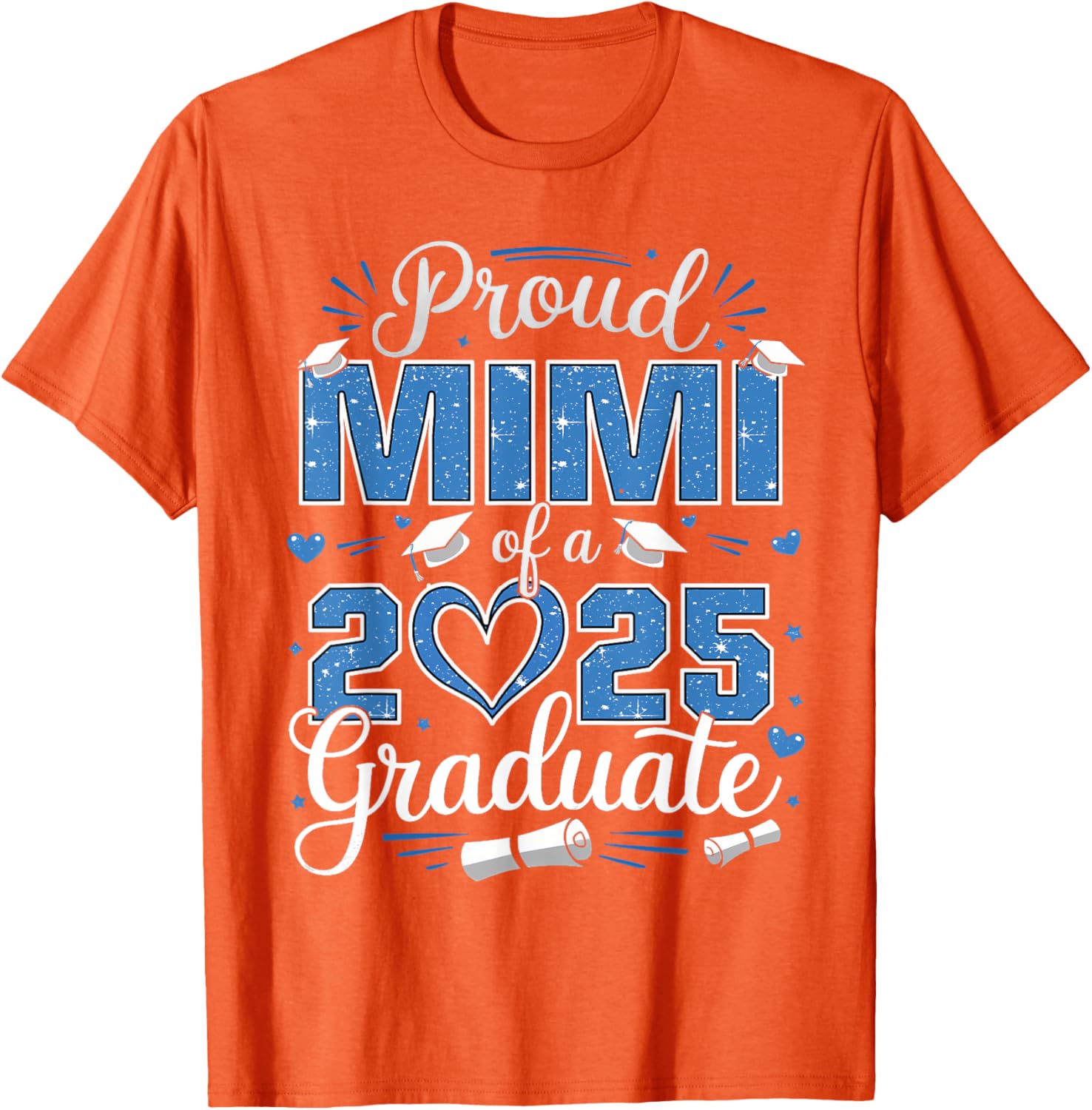 Proud Mimi of a Class of 2025 Graduate T-Shirt for Senior Celebrations - 20