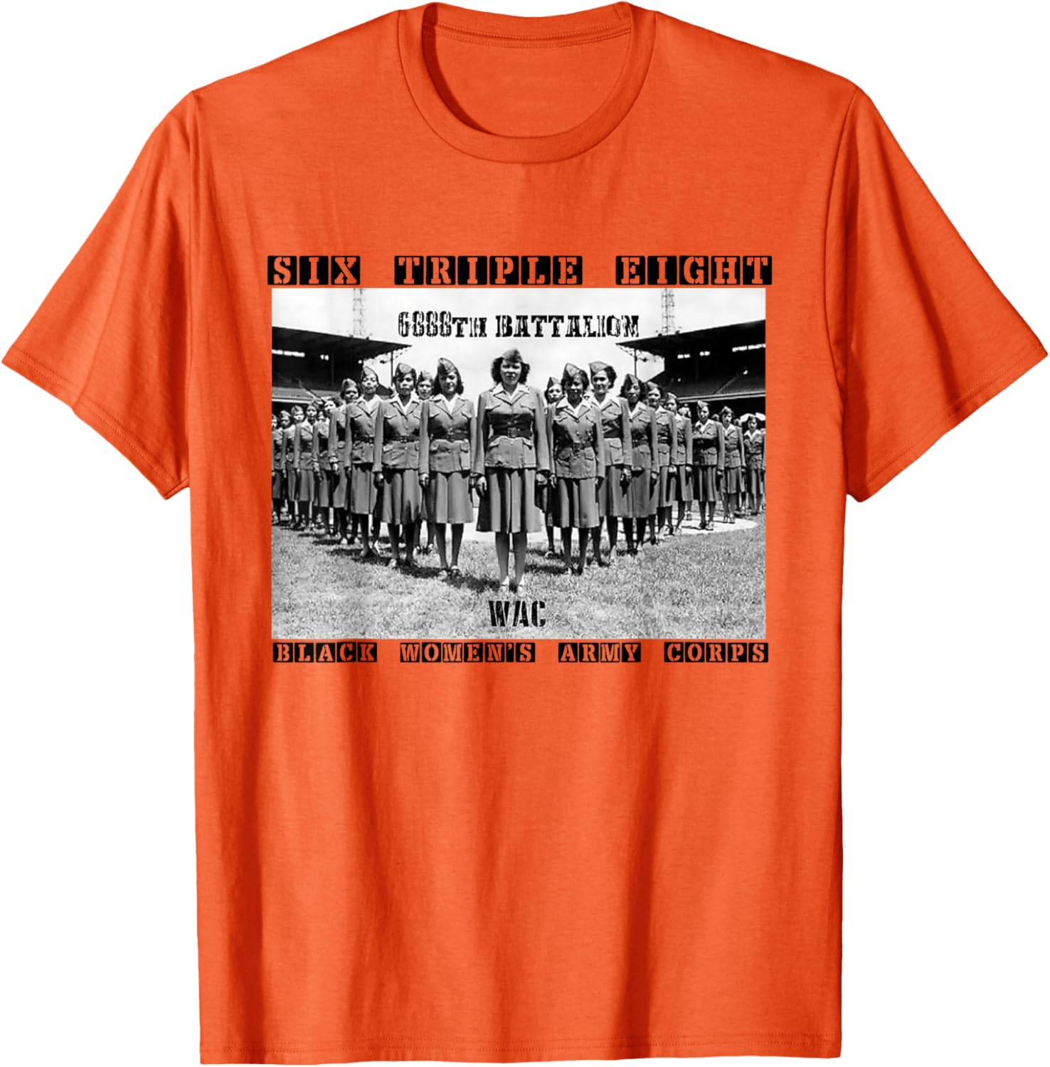 Elegant 6888th Army Corps T-Shirt for Black Women – Support Charity Adams - 11