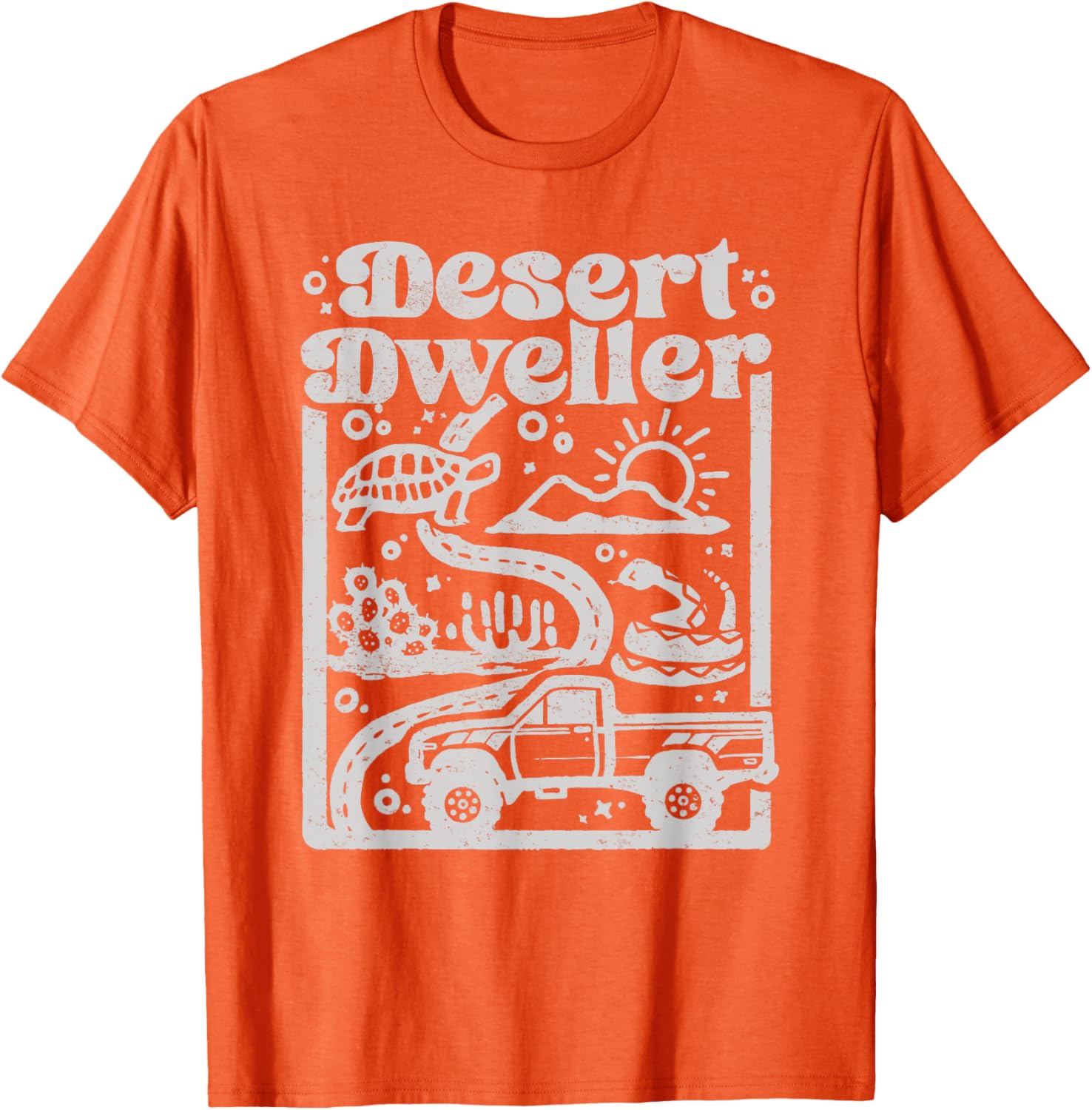 Vintage Desert Dweller Mountain Tee for Vehicle Lovers - Stylish T-Shirt - 12