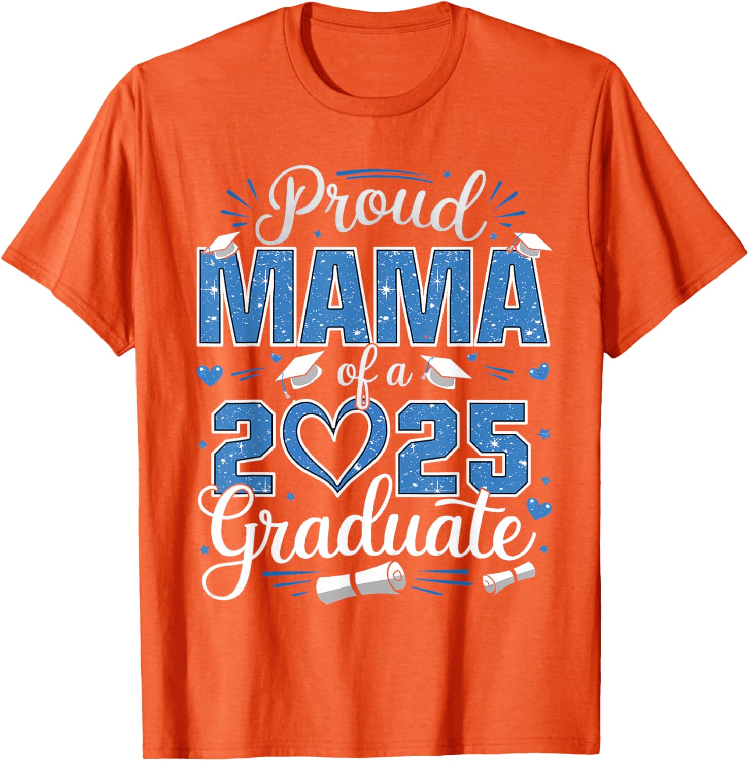 Proud Mama of a Class of 2025 Graduate T-Shirt for Senior Moms - 3