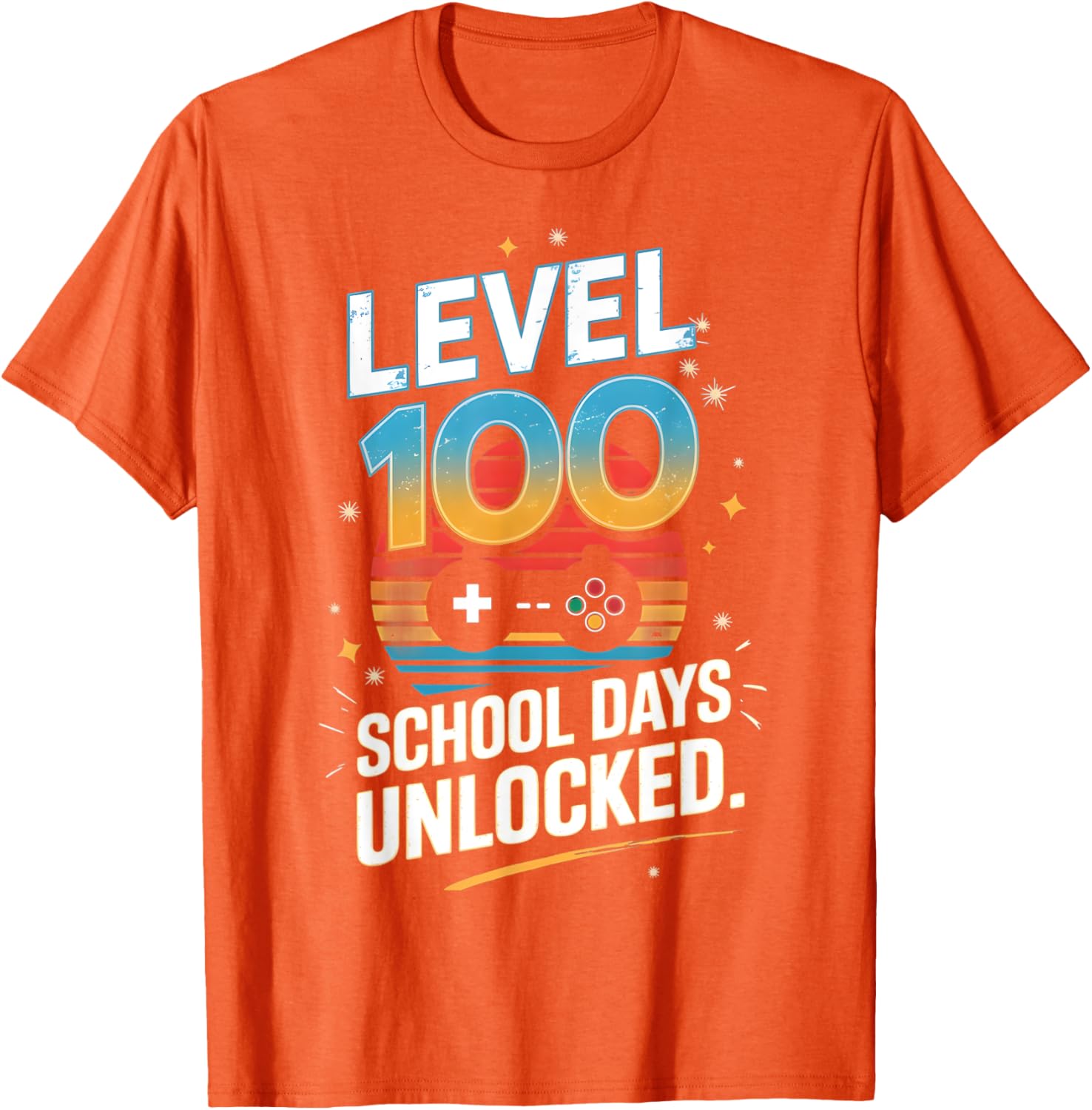100 Days of School Unlocked T-Shirt Fun Gift for Students and Kids - 26