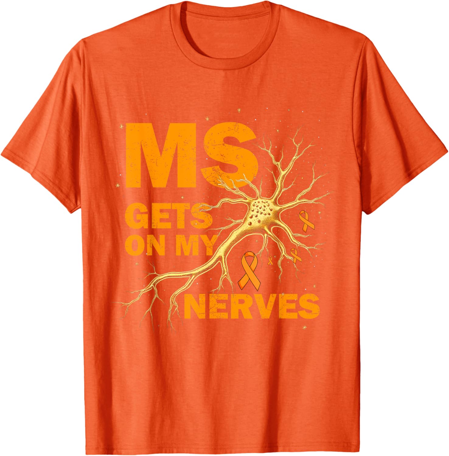 MS Awareness T-Shirt for Multiple Sclerosis Support - Cute & Comfy Design - 14