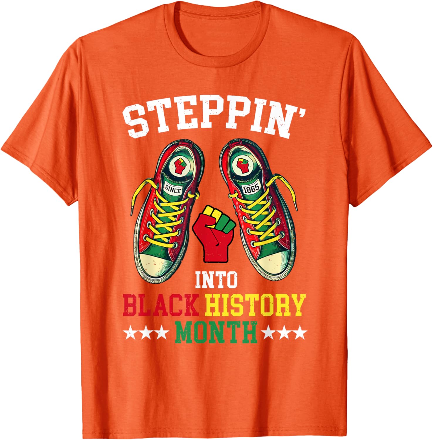 Empower Your Style with Steppin Into Black History Month T-Shirt - 12