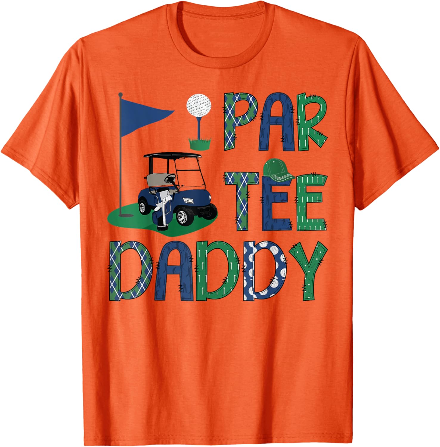 Par-Tee Daddy Golf Lover Birthday Family Matching T-Shirt for Fun Celebrations - 5