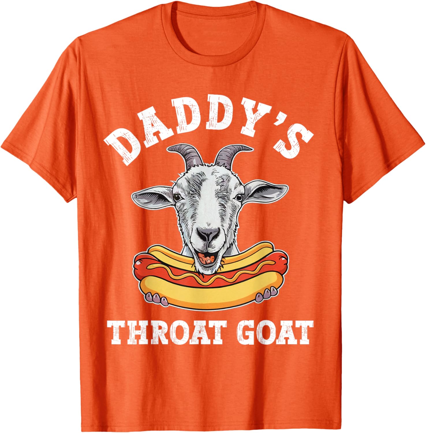 Funny Daddy's Throat Goat Meme T-Shirt for Adult Humor Lovers - 23