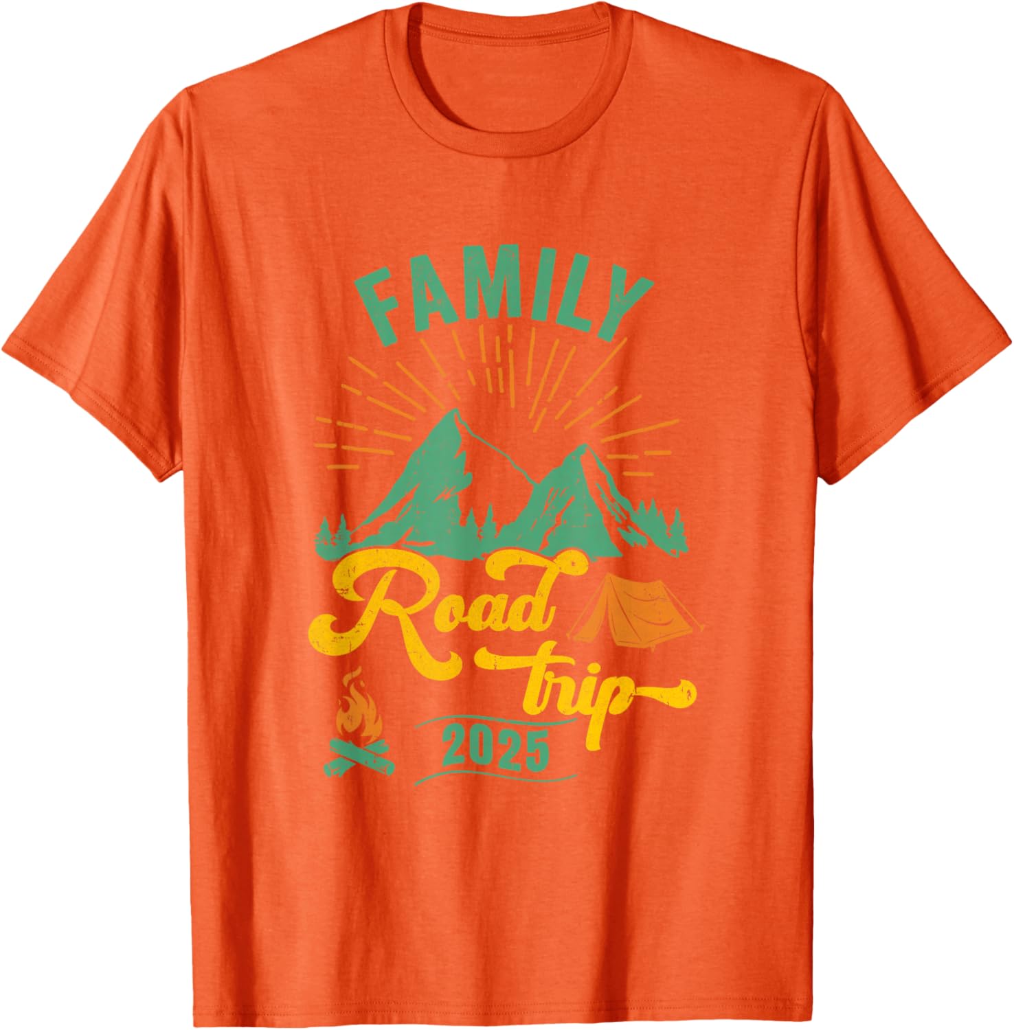 Family Road Trip Camping T-Shirt 2025 Adventure Vacation Gear - 2