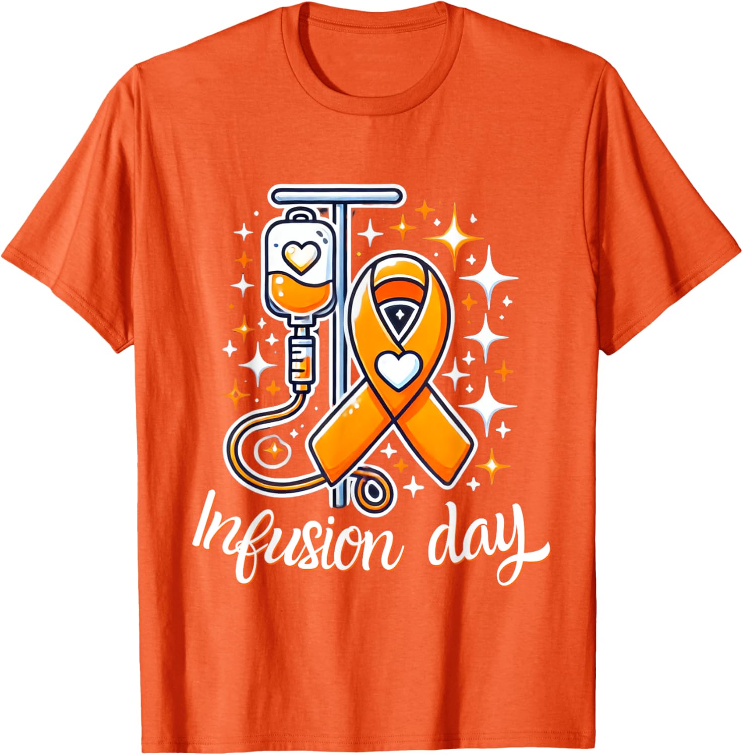 MS Infusion Day Multiple Sclerosis Awareness Ribbon T-Shirt for Supporters - 7