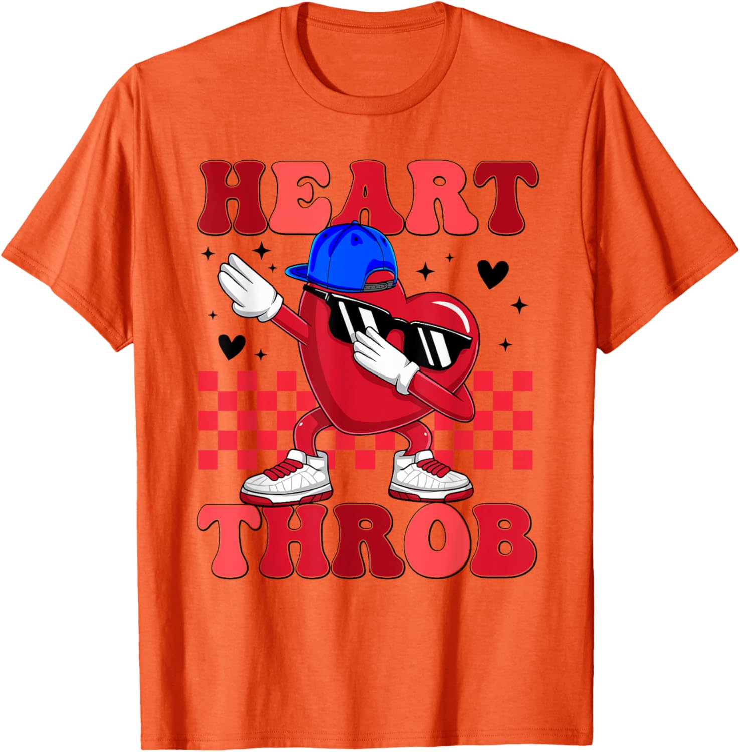 Groovy Heart Throb Valentine's Day Dabbing Toddler T-Shirt for Boys - 3