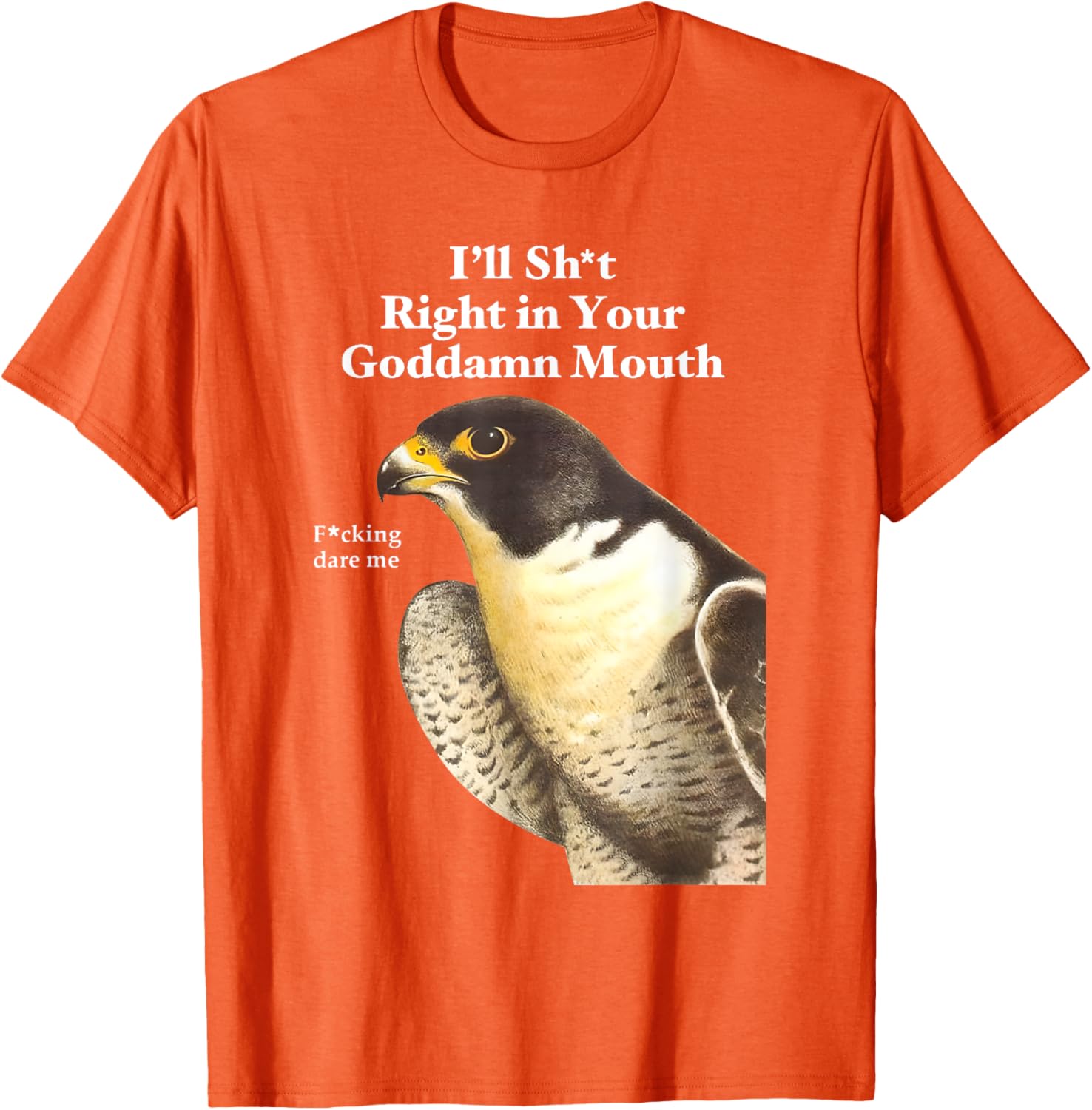 Funny Saying Quote T-Shirt I'll Sht Right in Your Goddamn Mouth - 18
