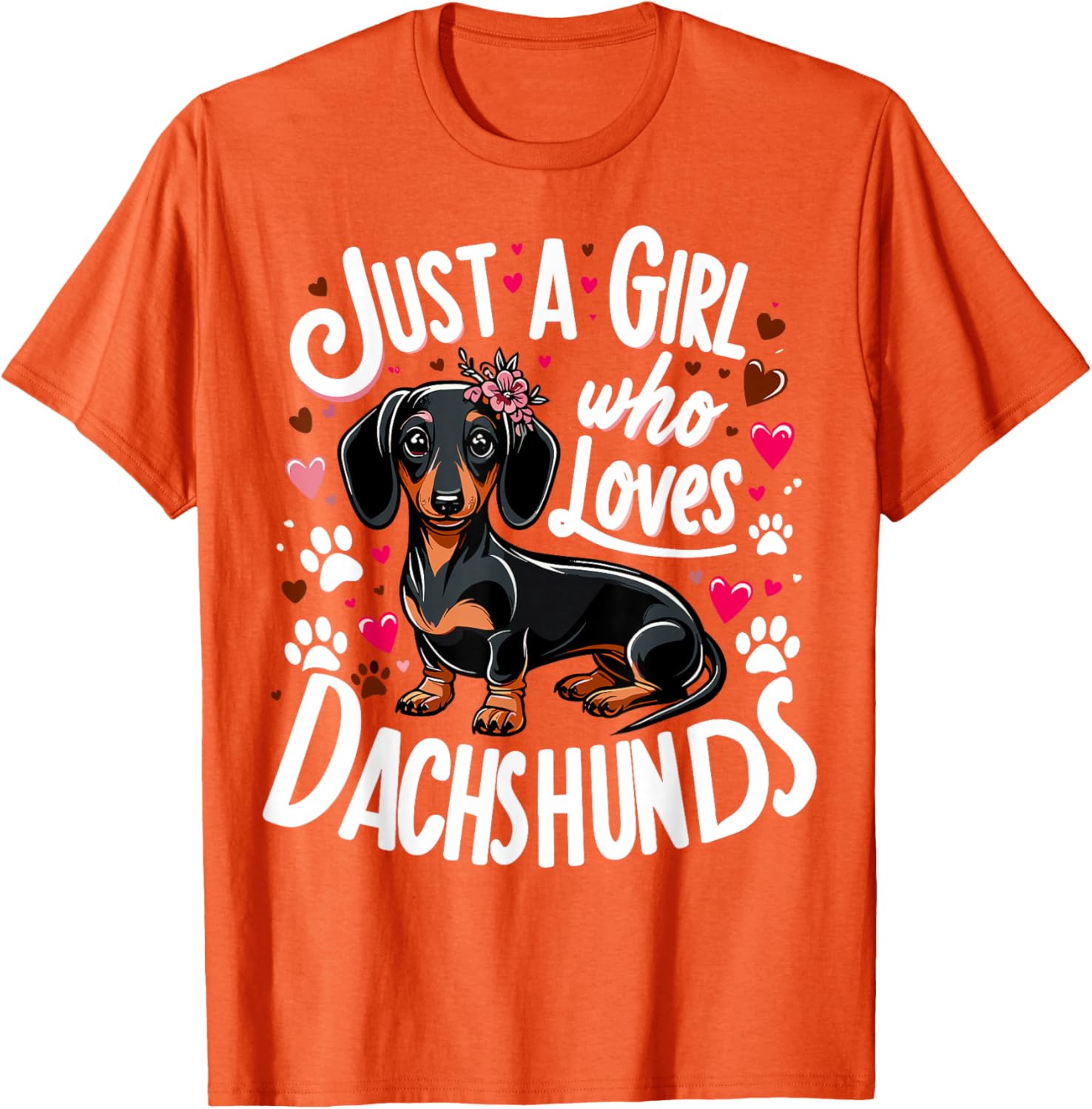 Dachshund Lover T-Shirt for Girls – Perfect Gift for Dog Moms - 15