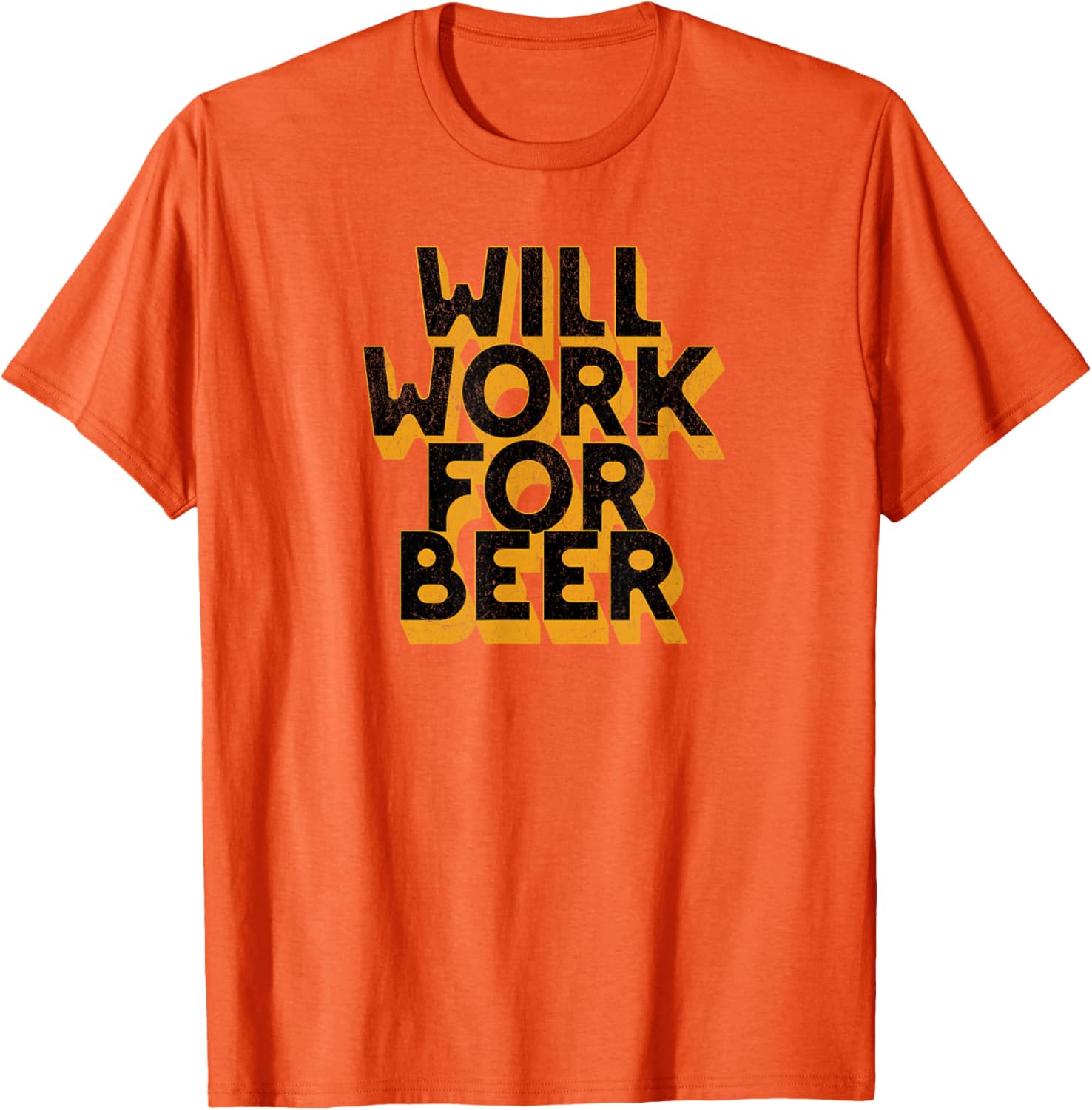 Will Work For Beer T-Shirt Funny Graphic Tee for Beer Lovers - 12