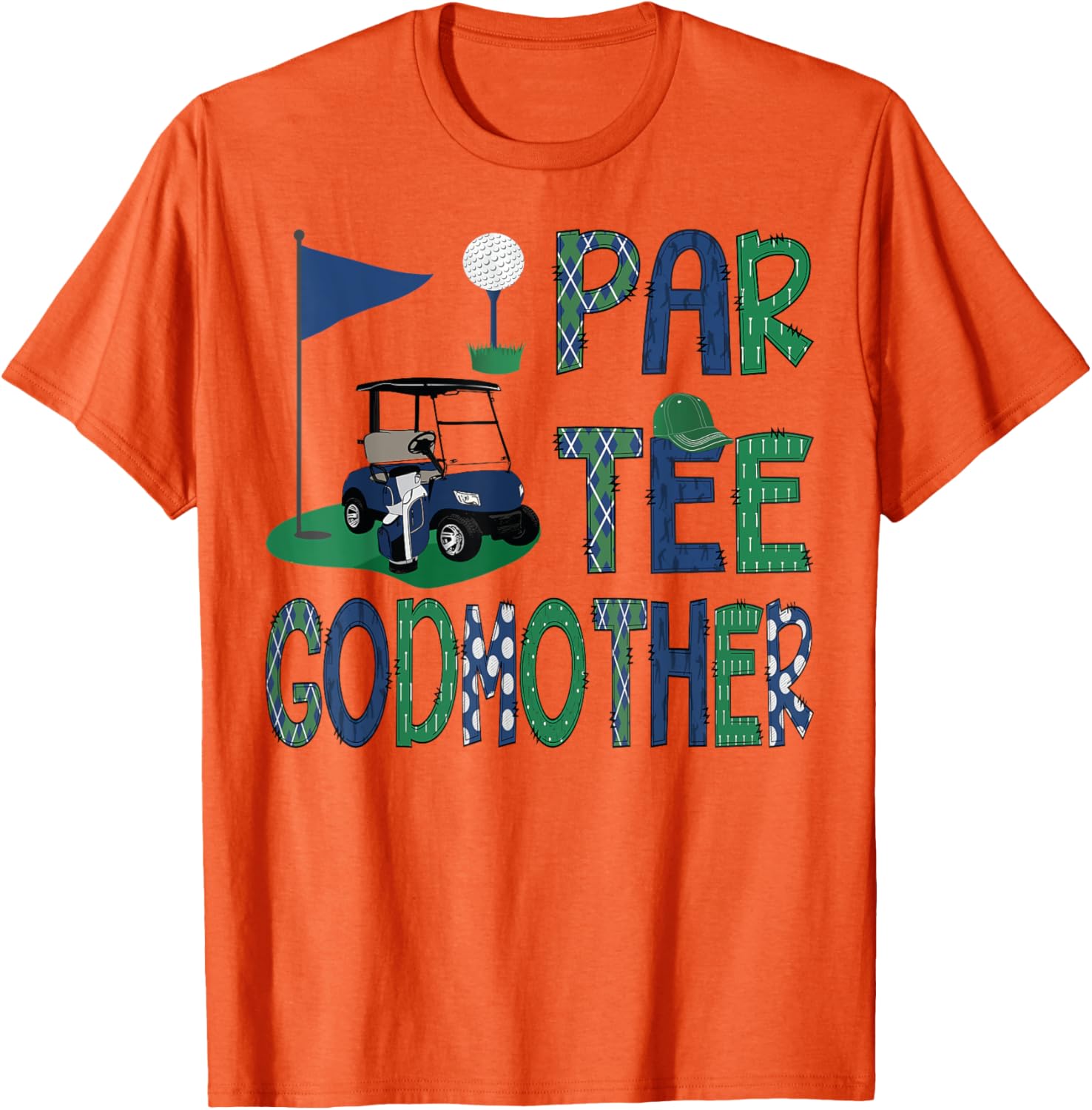 Par-Tee GodMother Golf Lover Family Matching Birthday T-Shirt - 5