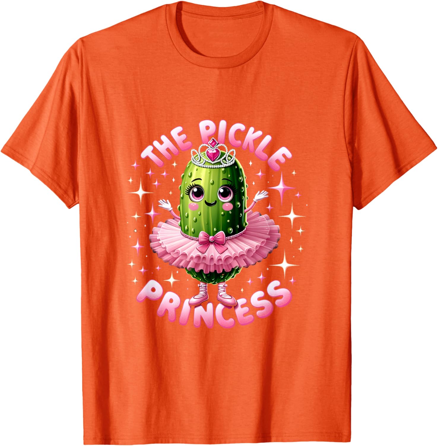 Cute Pickle Princess Ballet T-Shirt for Pickle Lovers and Dancers - 13
