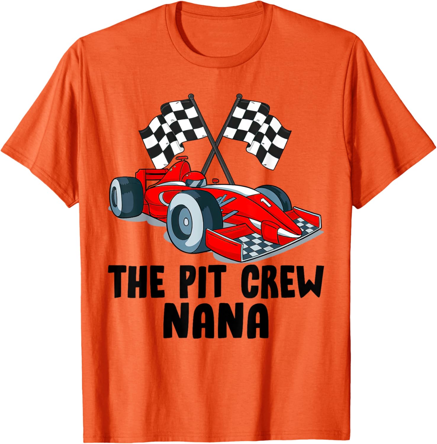 Nana Pit Crew Race Car Birthday Party Family T-Shirt for Racing Fans - 8