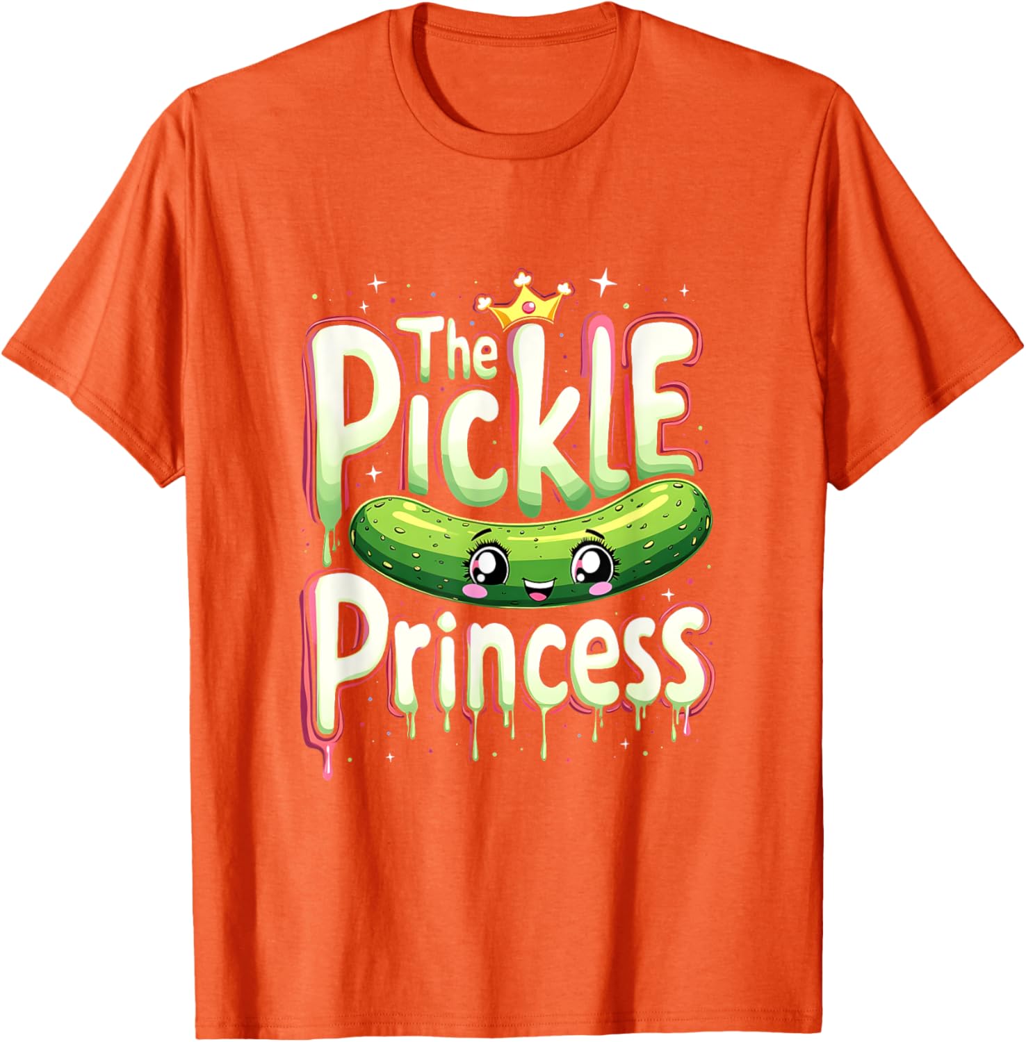 Cute Pickle Princess Ballet Fans T-Shirt for Pickle Lovers and Dancers - 19
