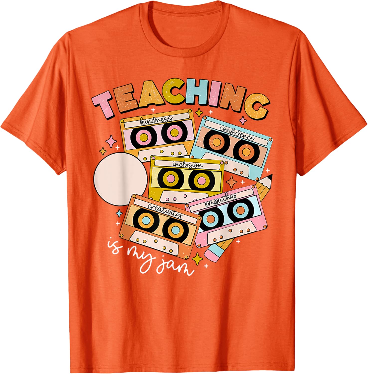 Vintage 90s Cassette Tape Music Teacher T-Shirt - Teaching Is My Jam - 13