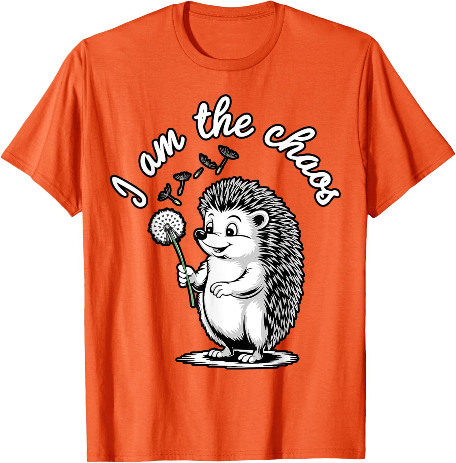Funny Hedgehog Dandelion T-Shirt for Sarcastic Animal Lovers - 27