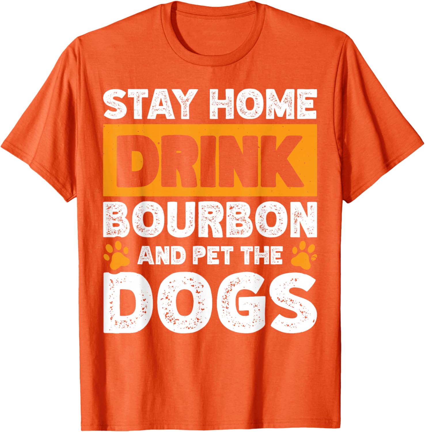 Fun Bourbon Lover T-Shirt for Dog Enthusiasts Stay Home Comfortable Wear - 4