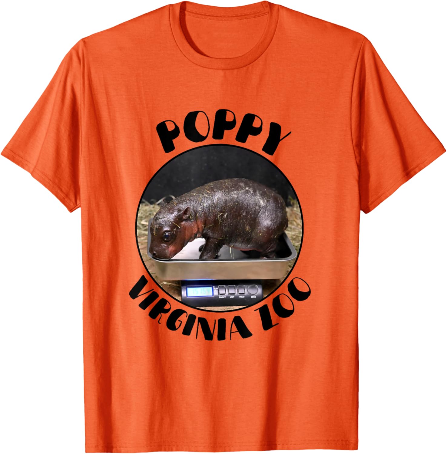 Poppy Virginia Zoo Pygmy Hippo T-Shirt Adorable Baby Hippo Shirt - 6
