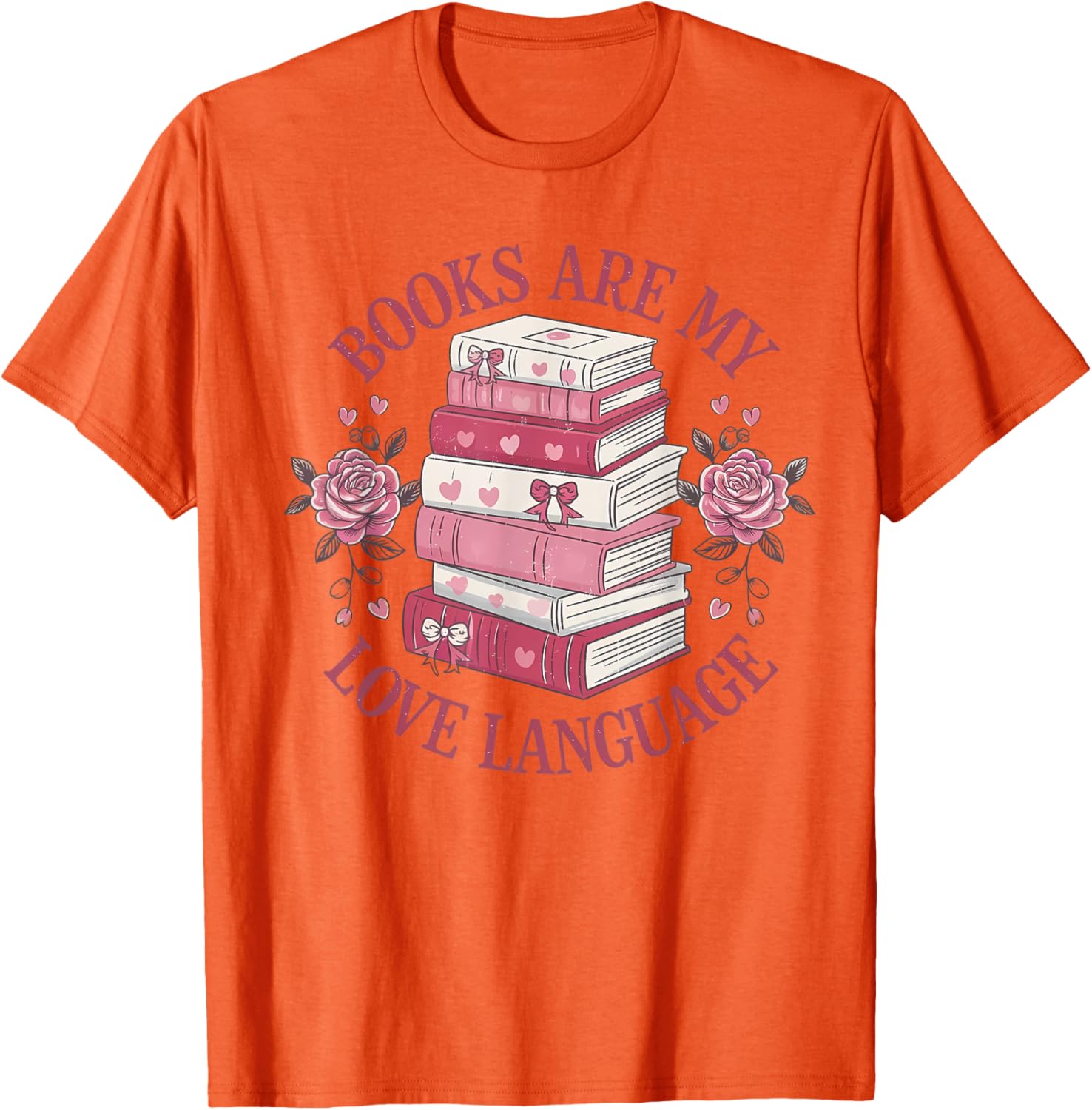 Books Are My Love Language T-Shirt for Reading Lovers and Librarians - 5