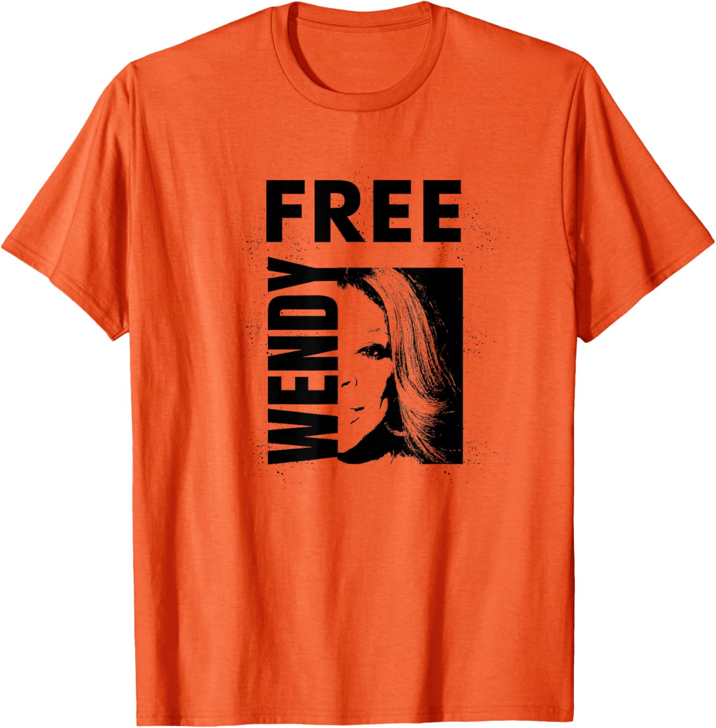 Free Wendy Outline Square Design T-Shirt for Trendy Casual Style - 4