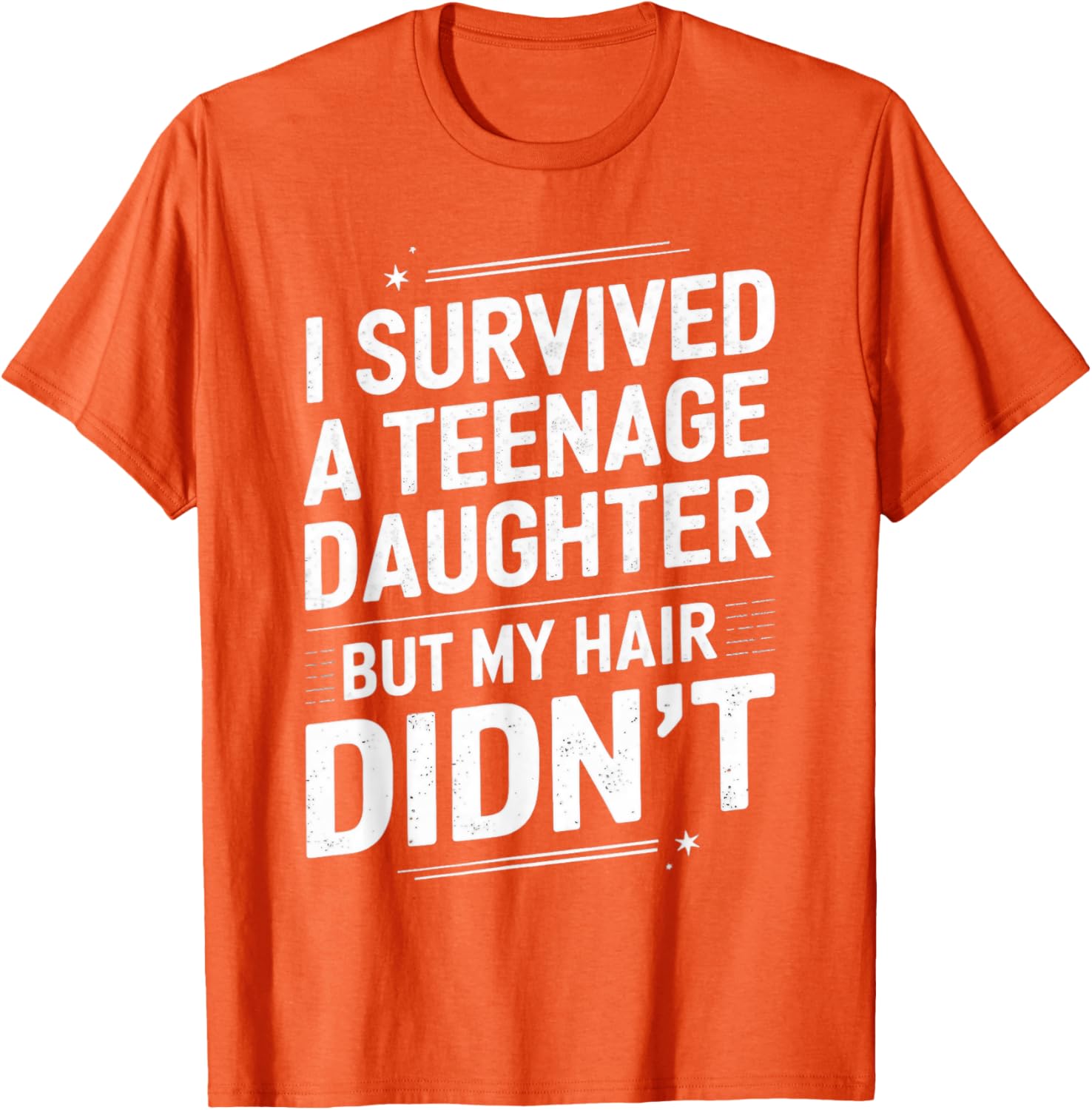 Funny I Survived Teenage Daughter T-Shirt for Dads and Moms - 5