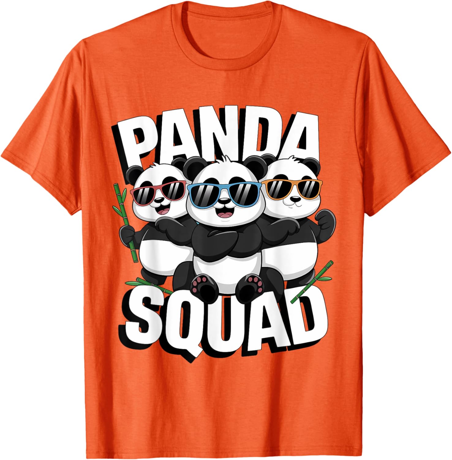 Panda Squad Family Matching T-Shirt for National Panda Day Fun - 14