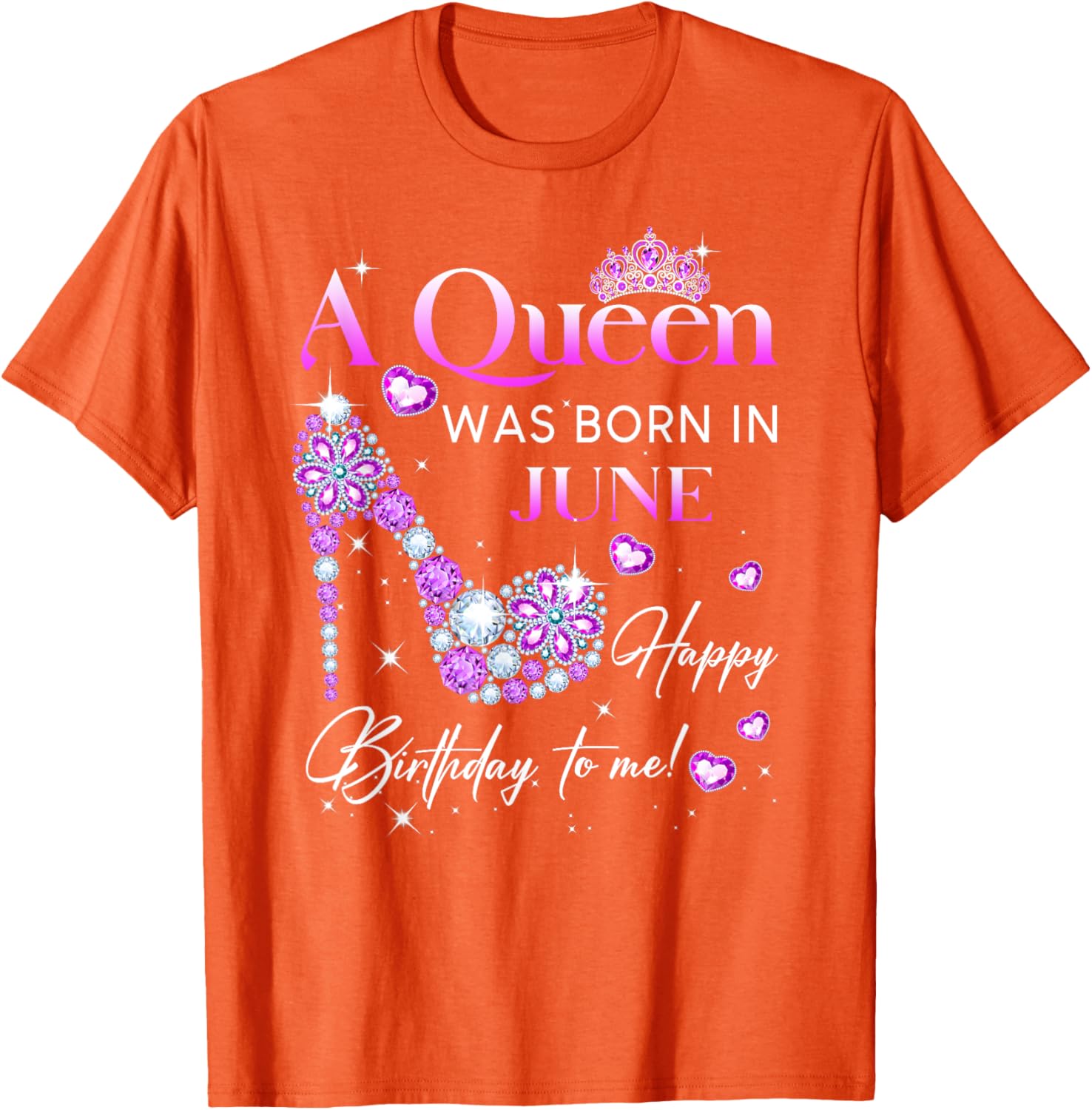 Queen Was Born In June T-Shirt for Women - Perfect Birthday Gift - 2