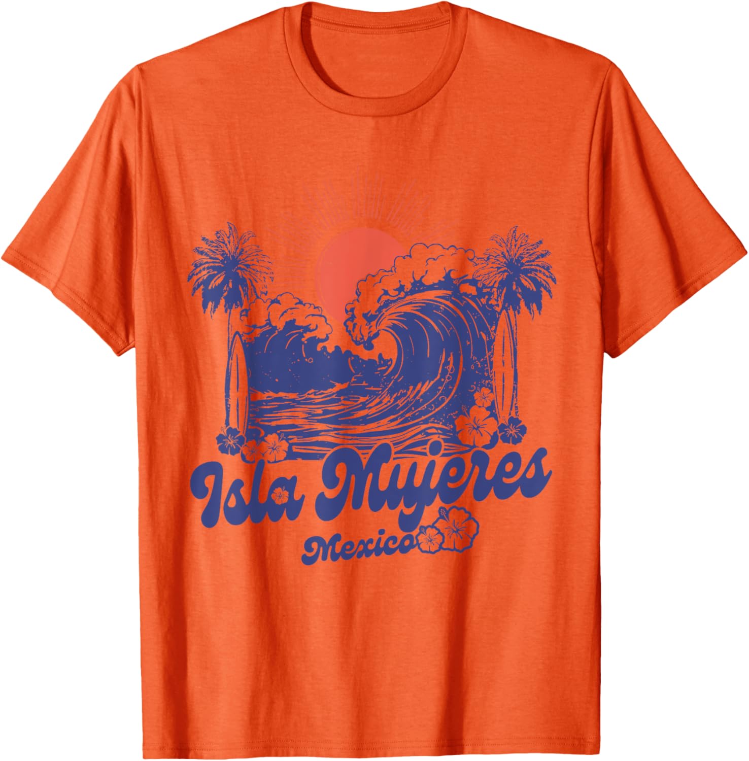 Isla Mujeres 2025 Vintage Surfing T-Shirt Retro 70s Style Apparel - 14