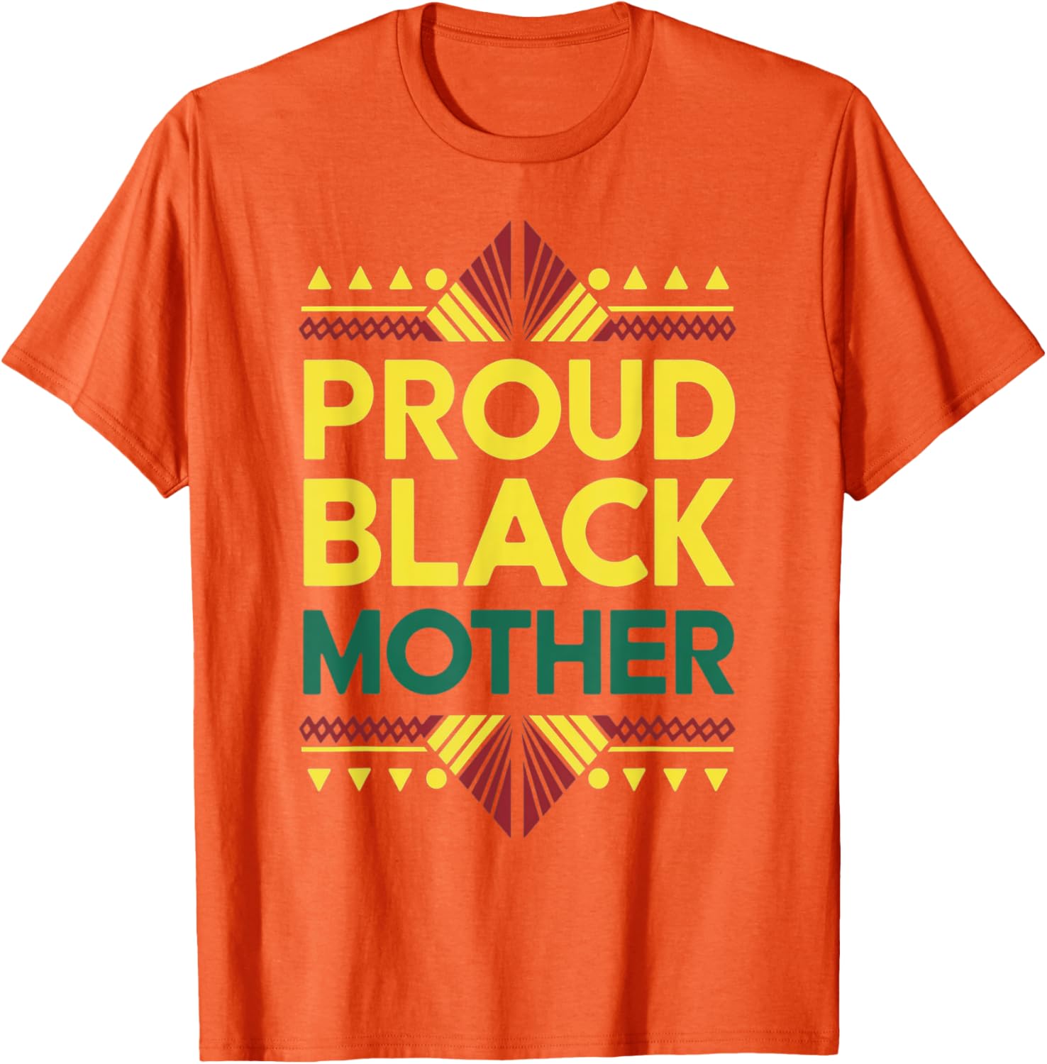 Proud Black Mother Afro Motivation T-Shirt for Black History Month - 7