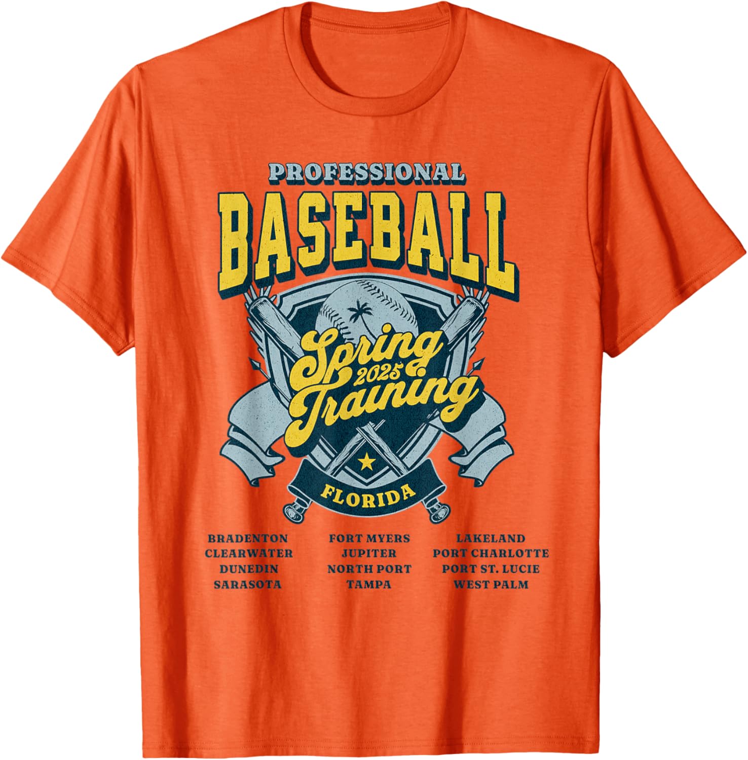 Professional Baseball Spring Training 2025 T-Shirt for Florida Fans - 11