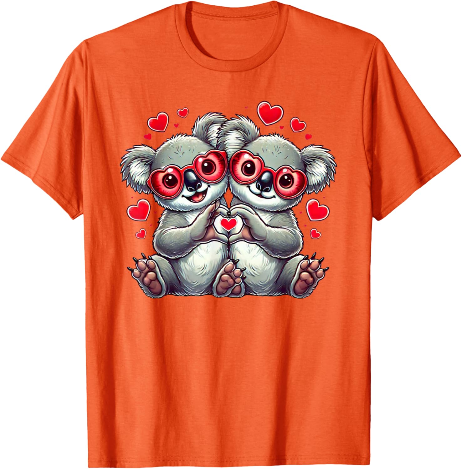 Funny Koala Heart Sign T-Shirt for Everyone - Perfect Valentine Gift! - 8