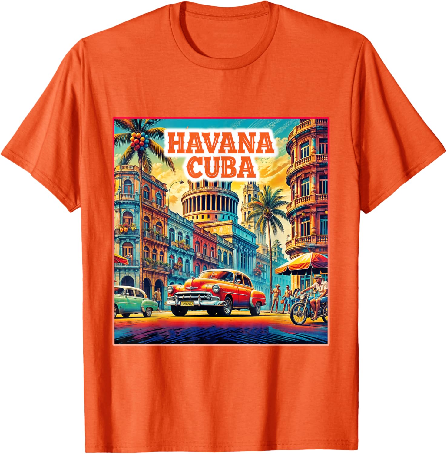 Vintage Havana Cuba Family Trip T-Shirt - Retro Tourist Tee for Fun Adventures - 9
