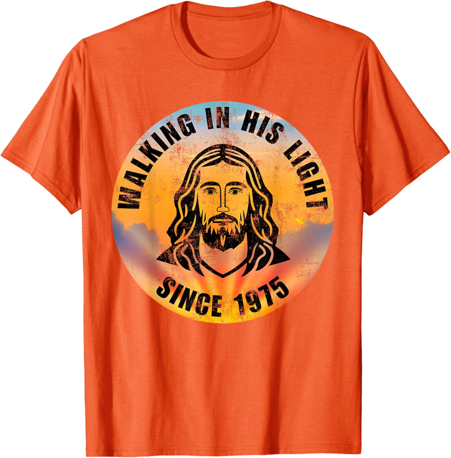 Walking In His Light Since 1975 Inspirational Christian T-Shirt - 5