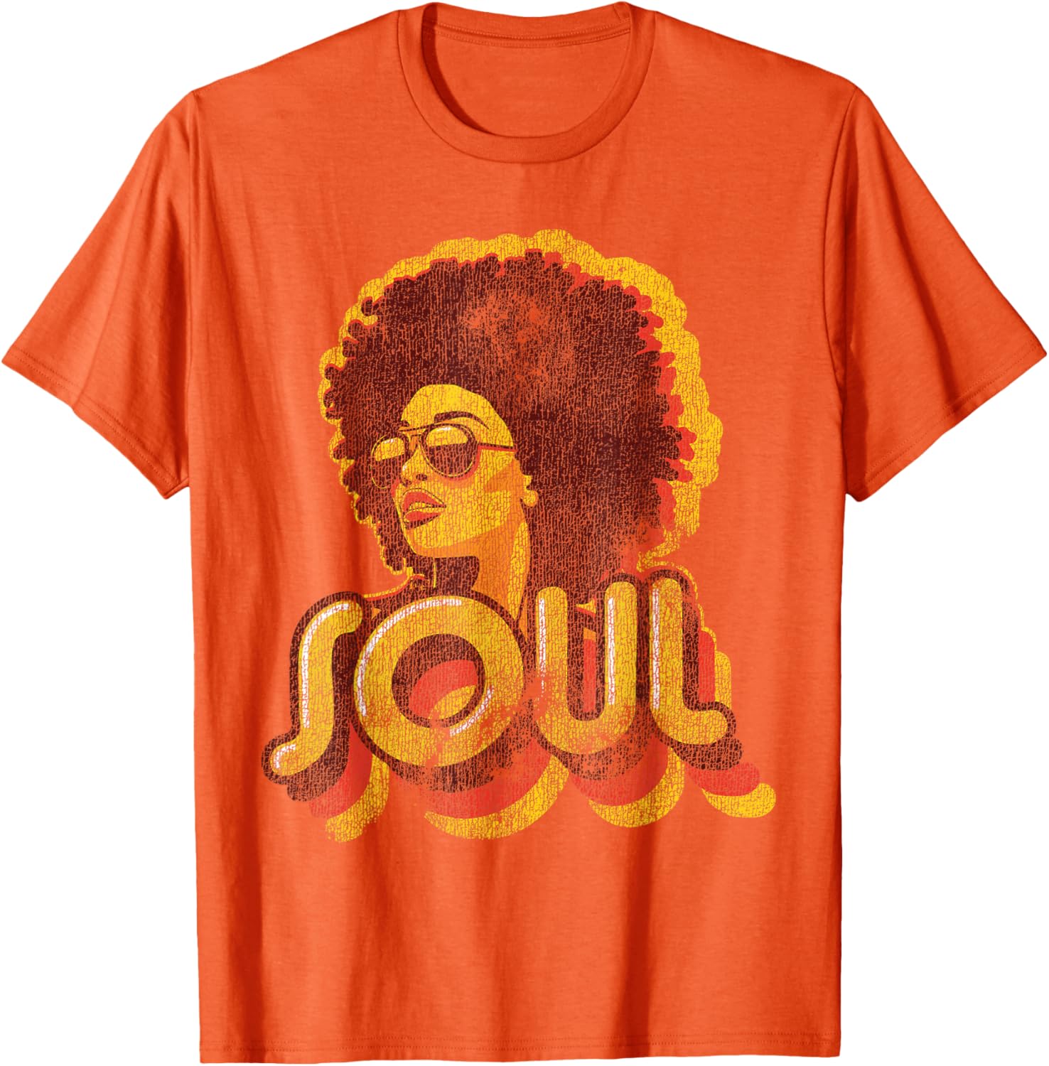 Retro 70s Funk Afro Soul T-Shirt for Vintage Style Lovers - 15