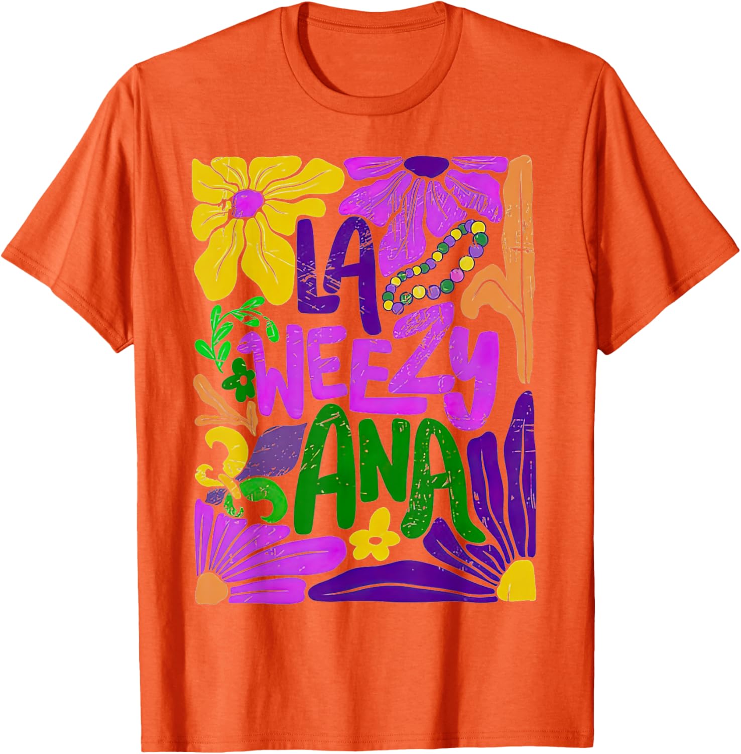Boho LA WEEZY ANA Mardi Gras Coquette Bow T-Shirt for Carnival Fun - 9