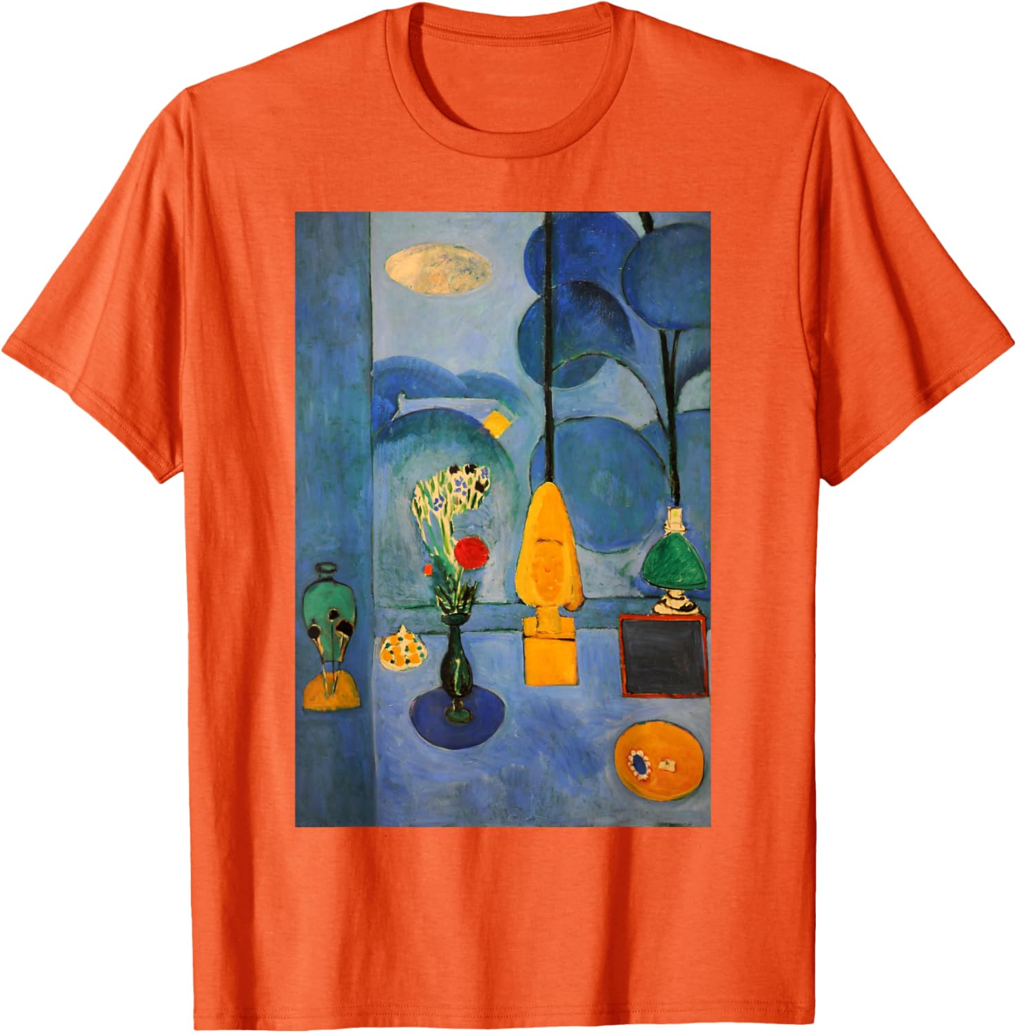 Matisse Blue Window T-Shirt – Stylish Art-Inspired Clothing for All - 21