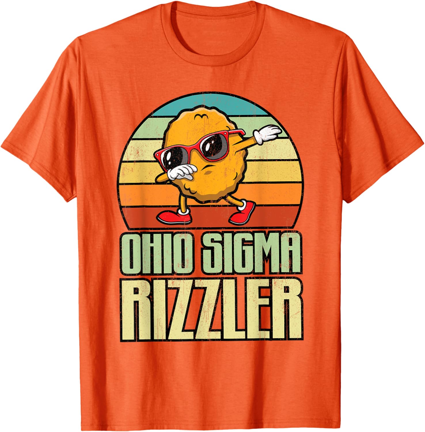 Ohio Sigma Rizzler Funny Chicken Nugget Meme T-Shirt for Food Lovers - 16