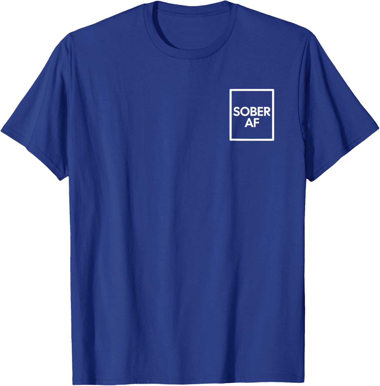Funny Sober AF Sobriety Anniversary T-Shirt for AA Recovery Support - 8