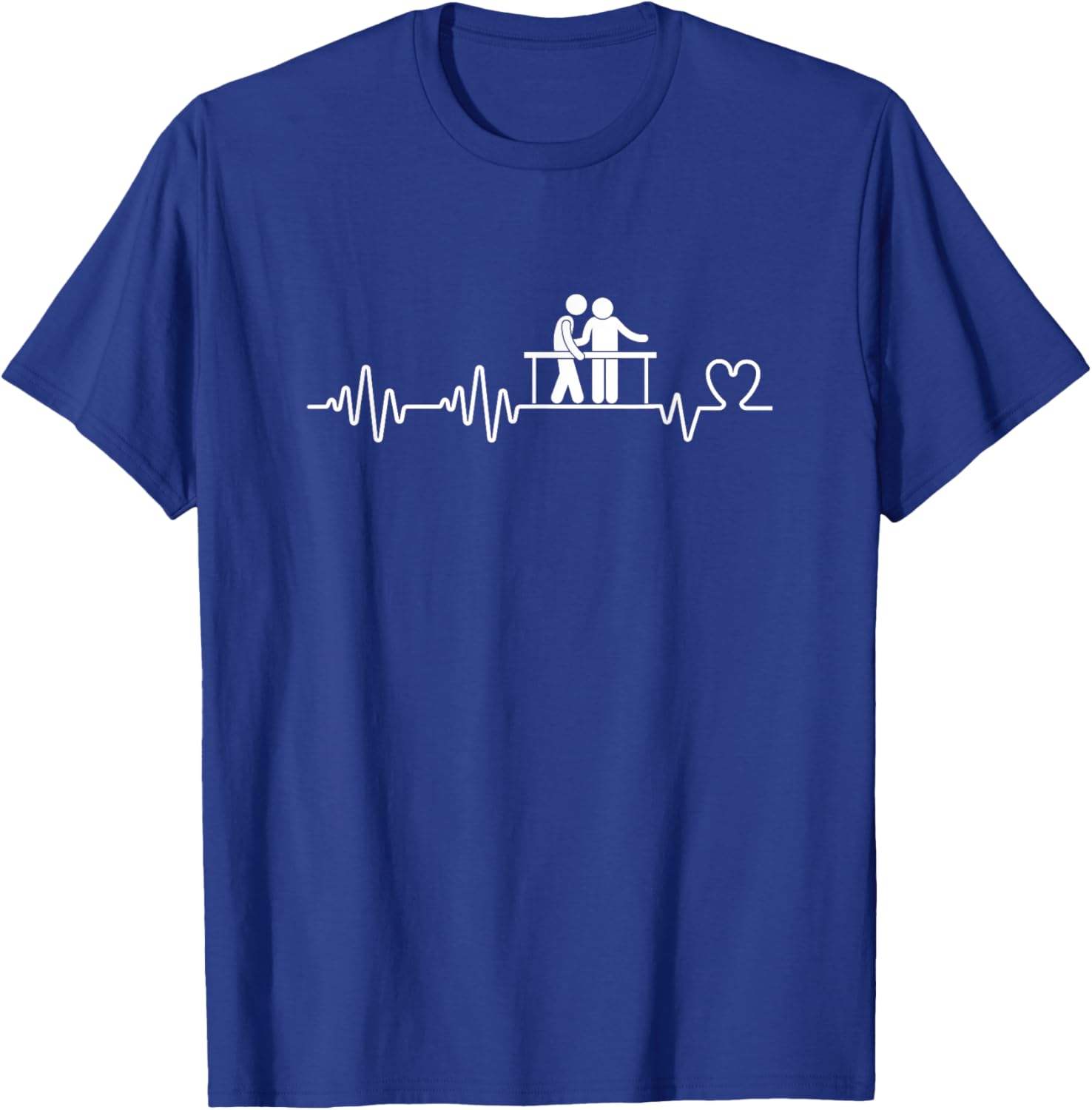 Funny Physical Therapist Heartbeat Man T-Shirt for Therapy Lovers - 25