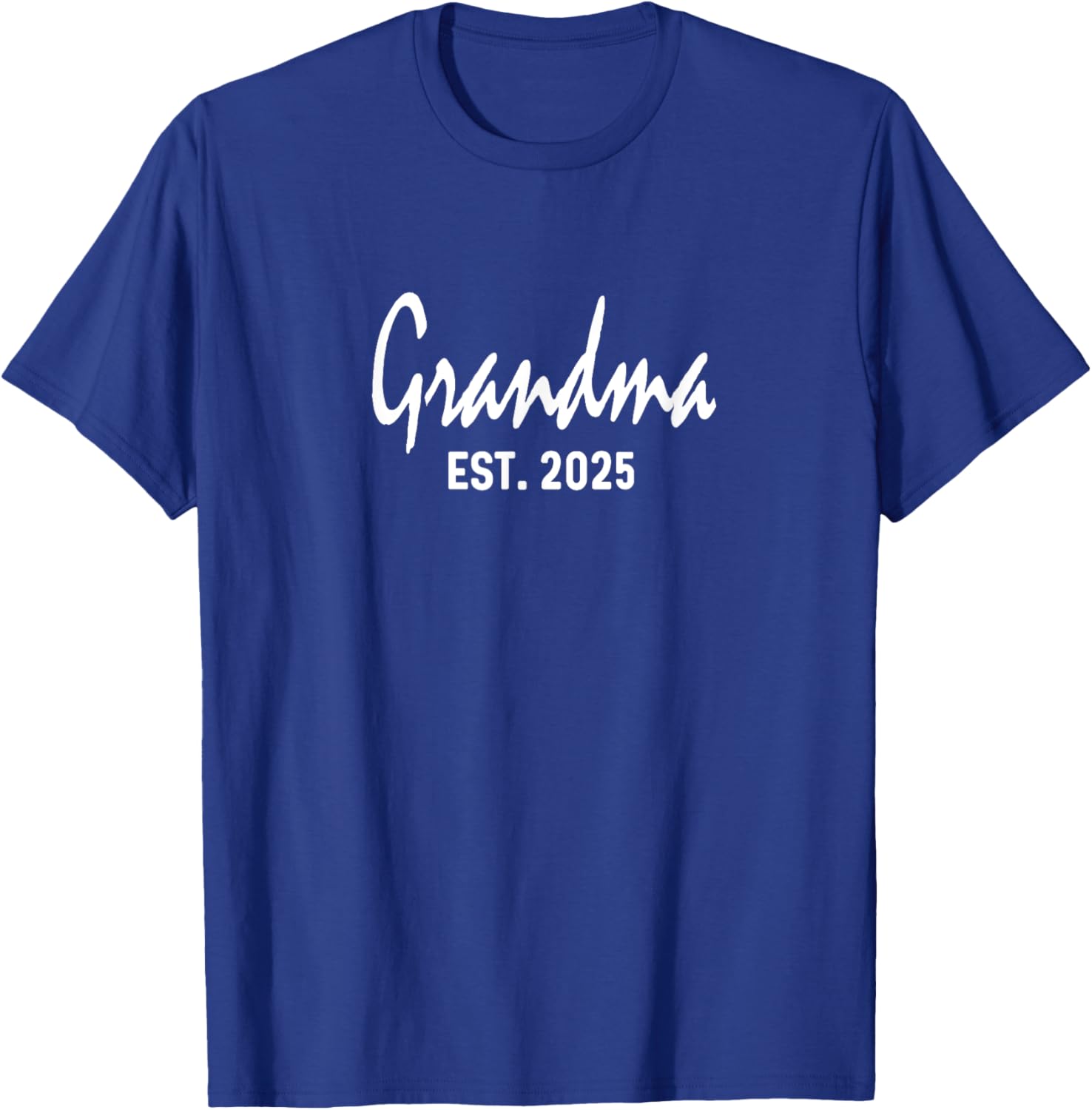 Grandma Est 2025 Expecting Reveal Surprise T-Shirt for New Grandparents - 12